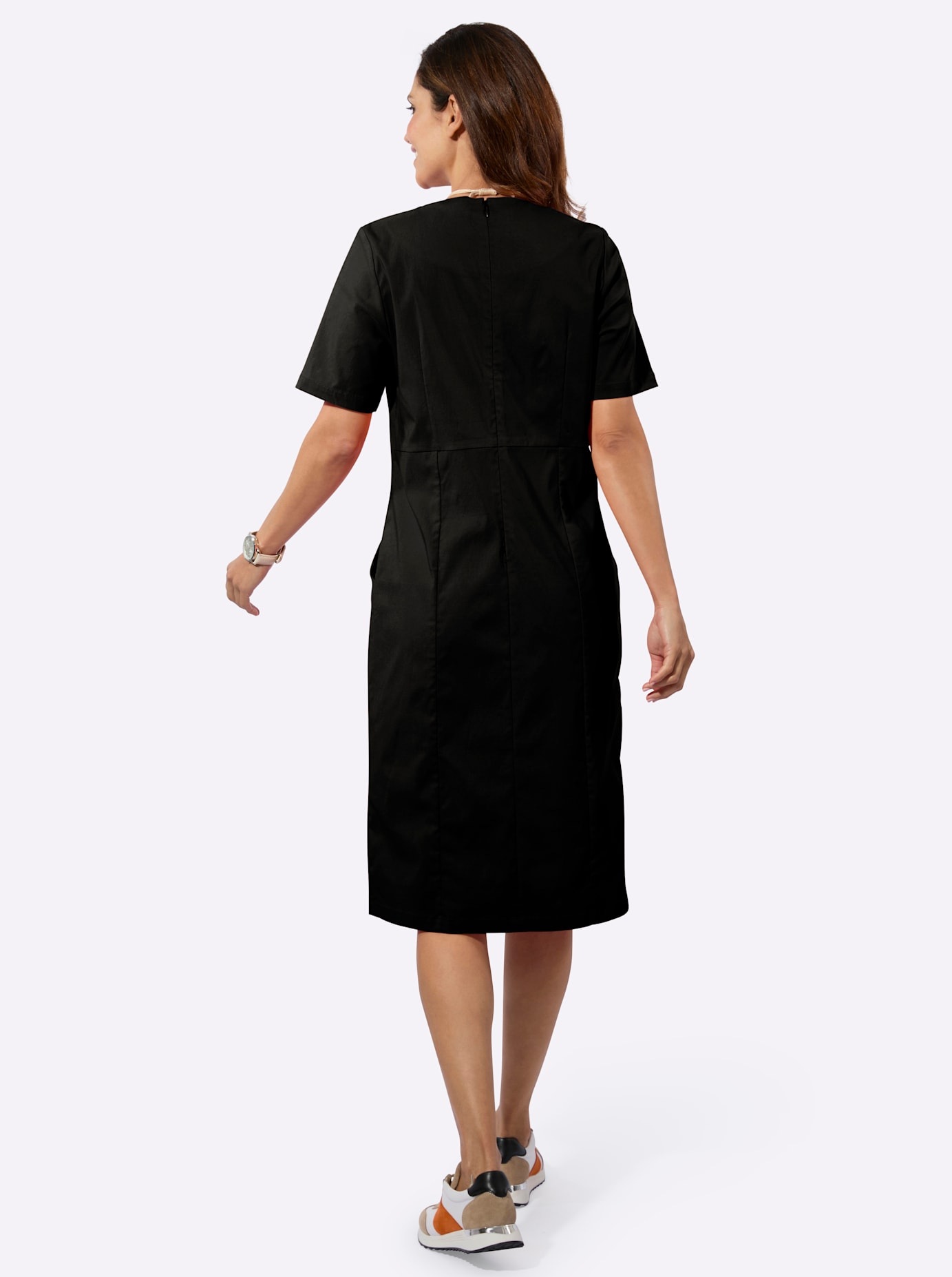 Inspirationen Etuikleid "Bengalin-Kleid" Eingrifftaschen günstig online kaufen