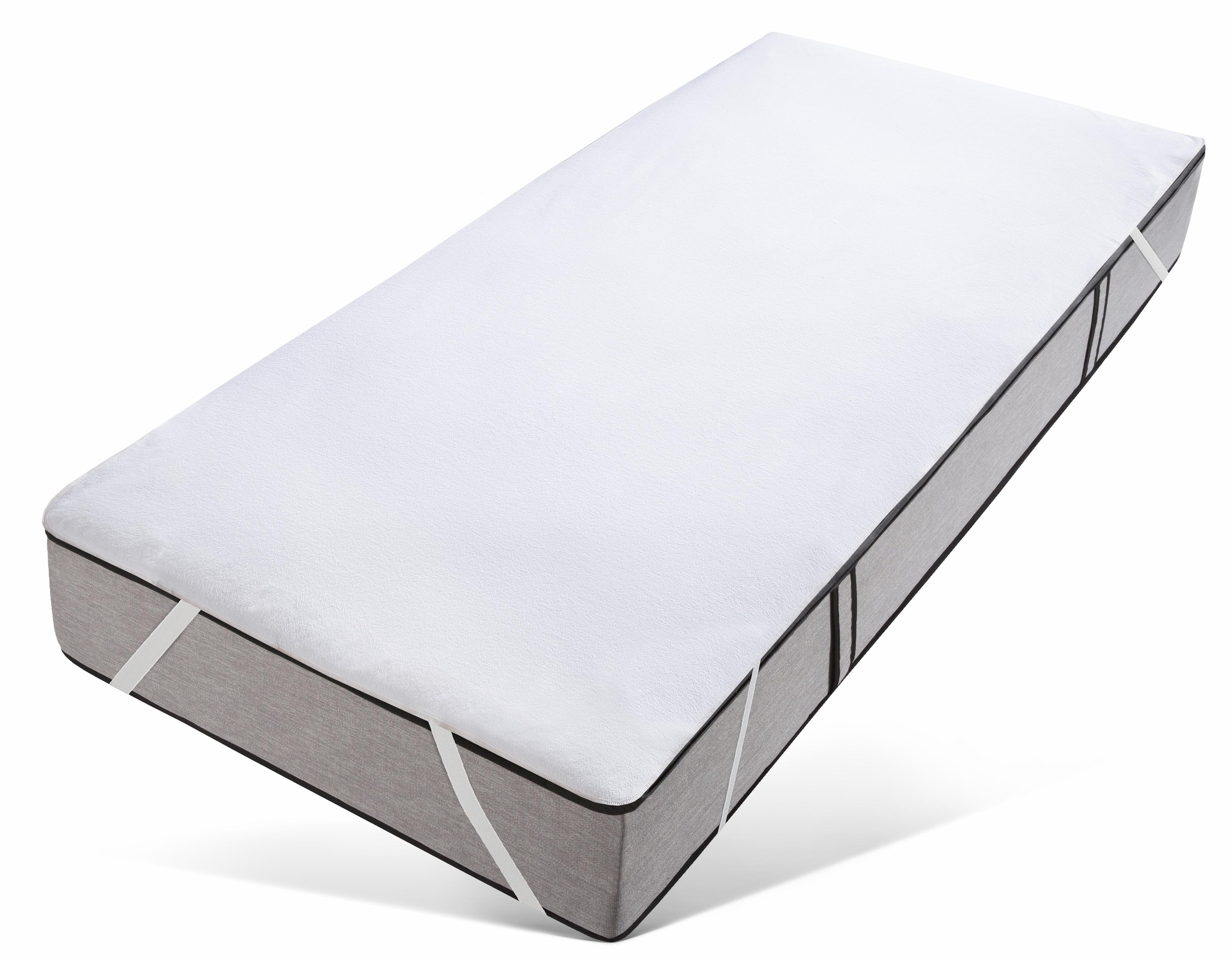 Matratzenauflage OTTO HOME, B:140cm L:200cm, weiß, Bezug (oben): 100% Baumwolle. Bezug (unten): 100% Polyurethan. Obermaterial: 100% Baumwolle.