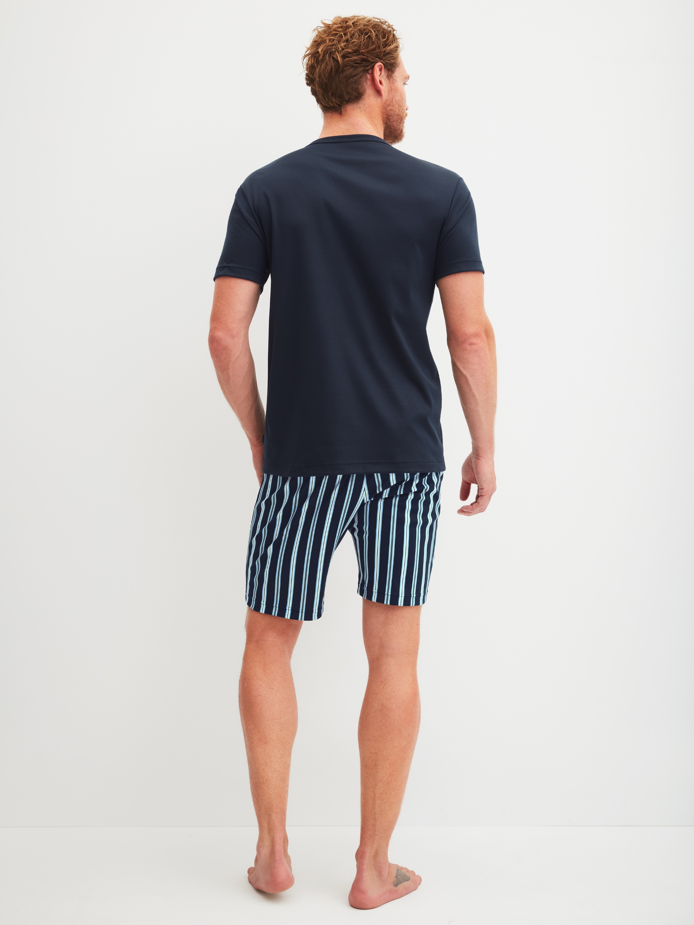 CALIDA Shorty »Relax Choice« 2 tlg. atmungsaktiv, Baumwolle, Oberteil mit Knopfleiste
