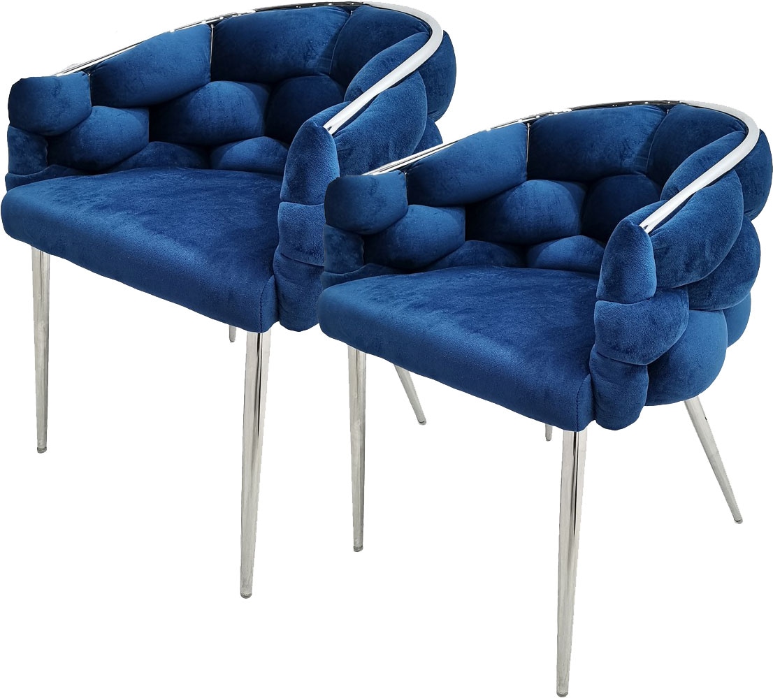 Kayoom Polsterstuhl "Stuhl Grace 125 2er-Set, Gestell aus Eisen, bequem gep günstig online kaufen