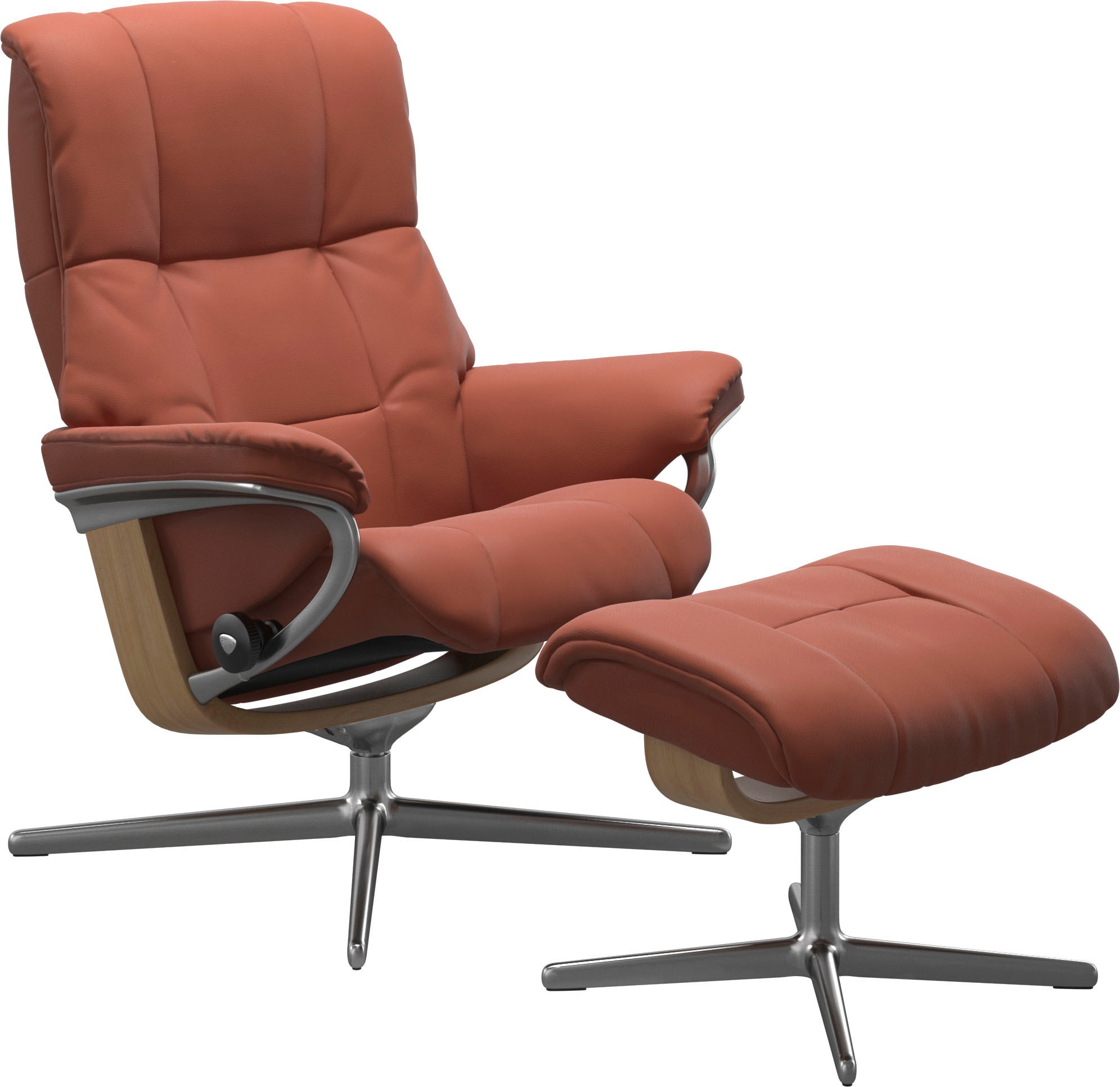 Stressless® Fußhocker »Mayfair«, mit Cross Base, Größe S, M & L, Holzakzent Eiche