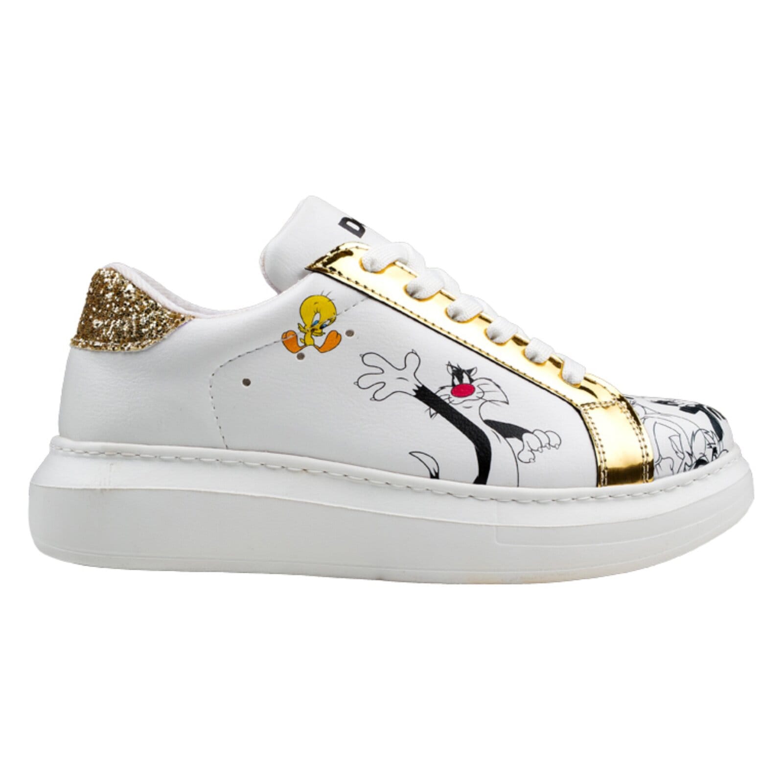 DOGO Sneaker »Verona Low-Top Sneaker Looney Tunes Chasing Tunes Damen Sneaker«  Handgefertigt