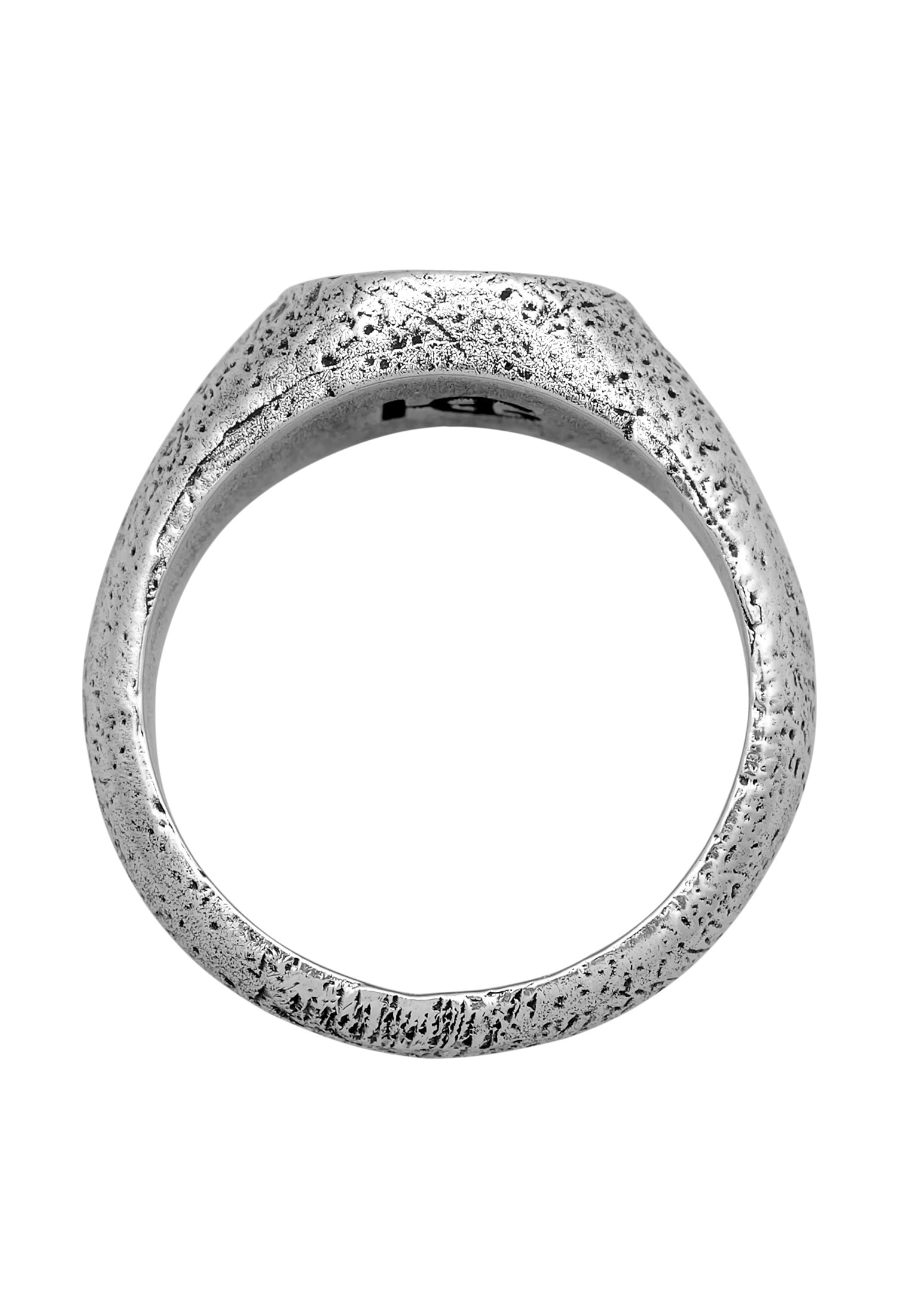 HAZE & GLORY Silberring »Ring Siegelring - Be like Water Wellen 925 Silber«