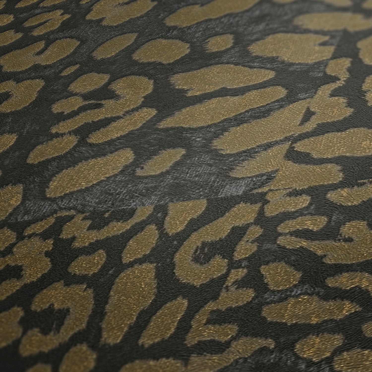 Fellimitat-animal Black Tapete walls »Desert print-gemustert, BAUR Lodge«, Vliestapete Leopardenmuster Friday | living