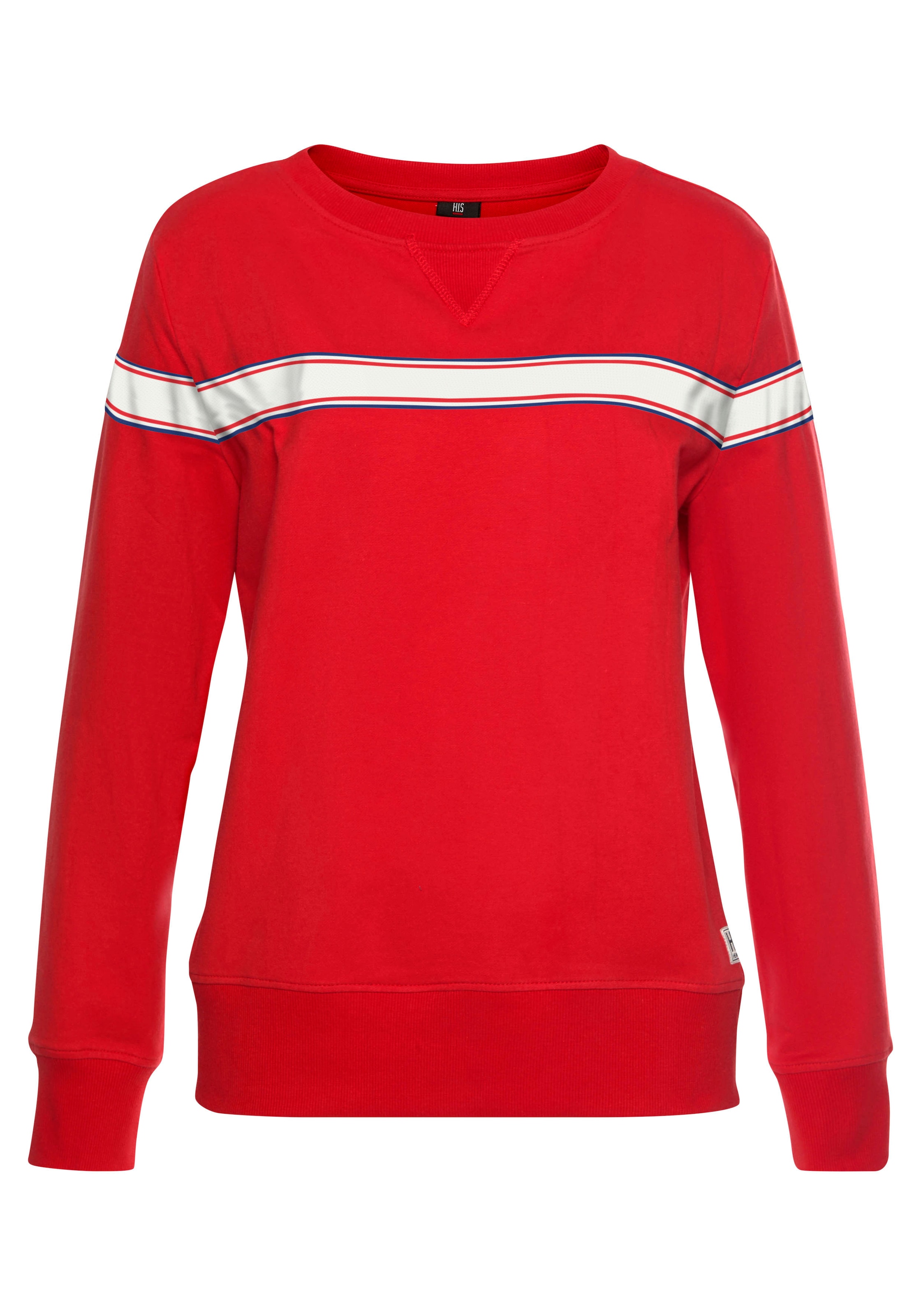 H.I.S Sweatshirt, mit gestreiftem Tape, Loungewear, Loungeanzug günstig online kaufen