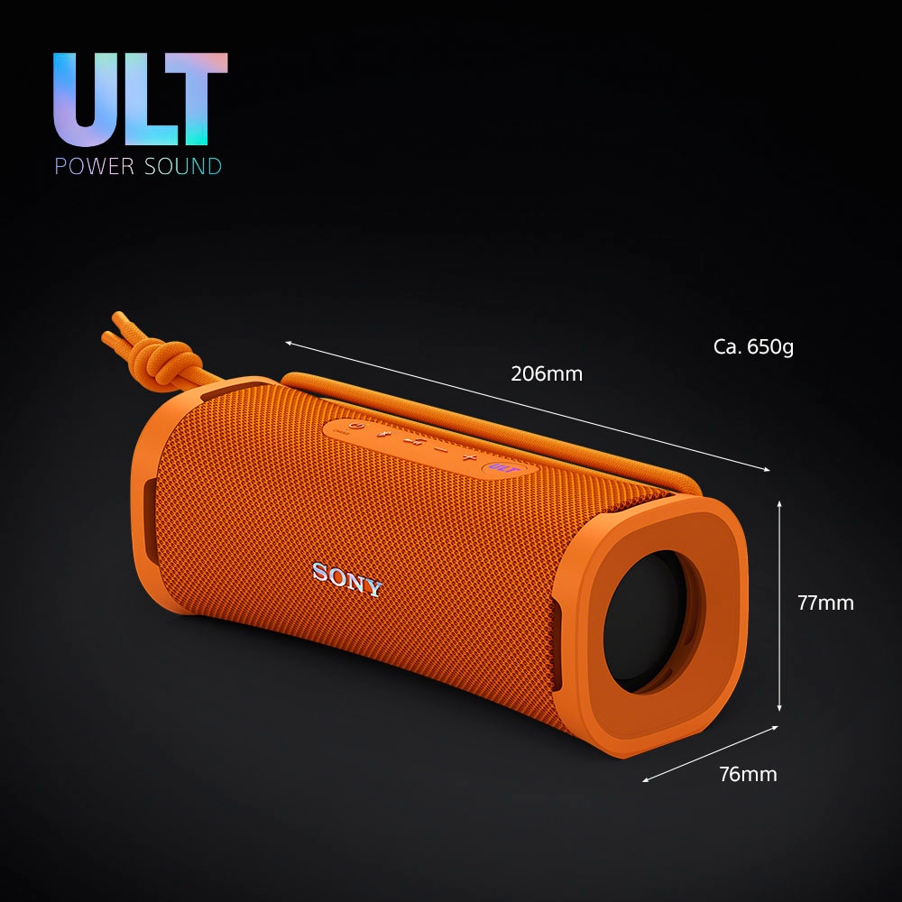 Sony Bluetooth-Lautsprecher »ULT FIELD 1«, Wasserdicht, Staubdicht, Stoßfest, 12 Stunden Batterielaufzeit