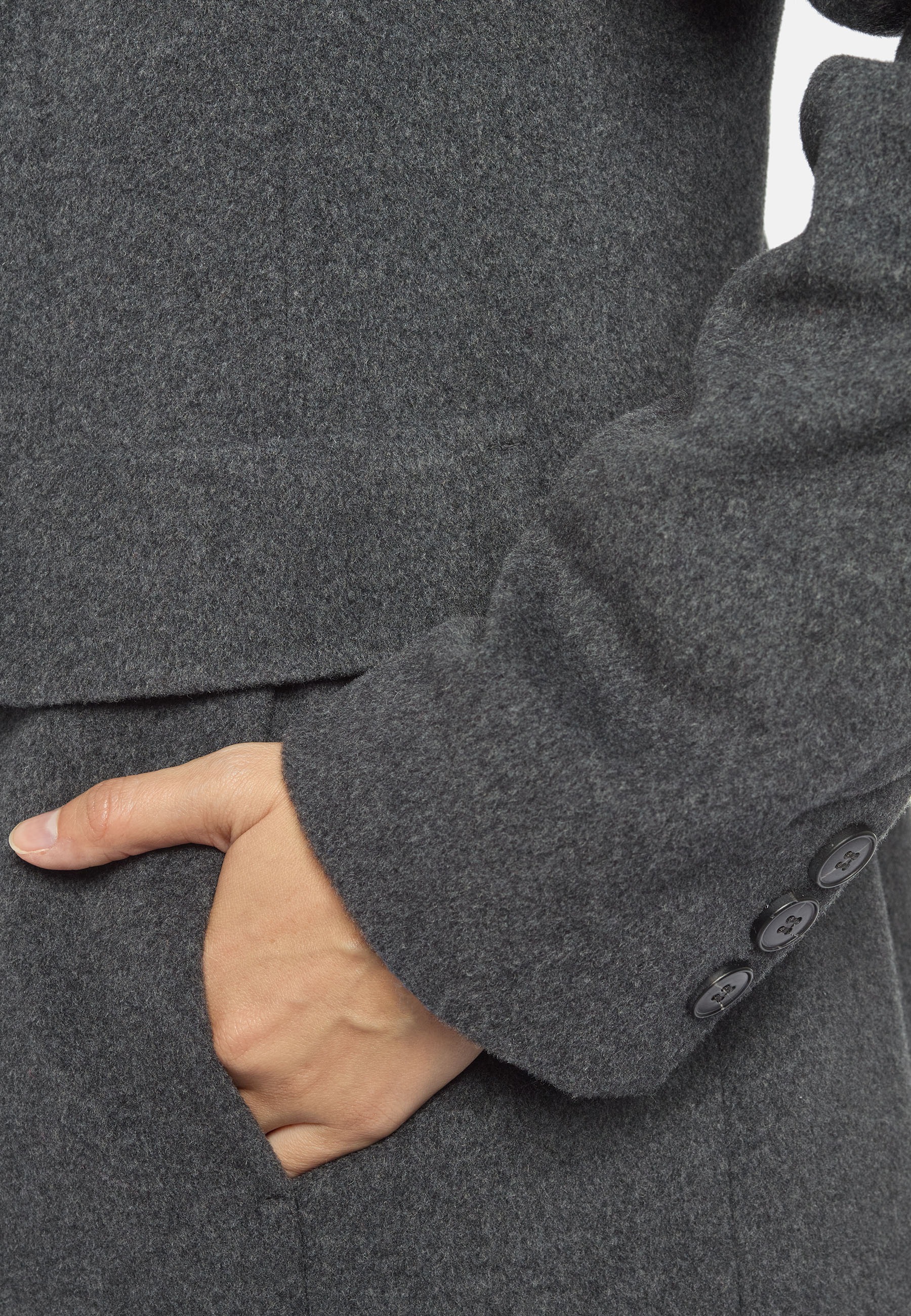 Fuchs Schmitt Langjacke »Kurzmantel Mit Pattentaschen«, mit Knopfleiste