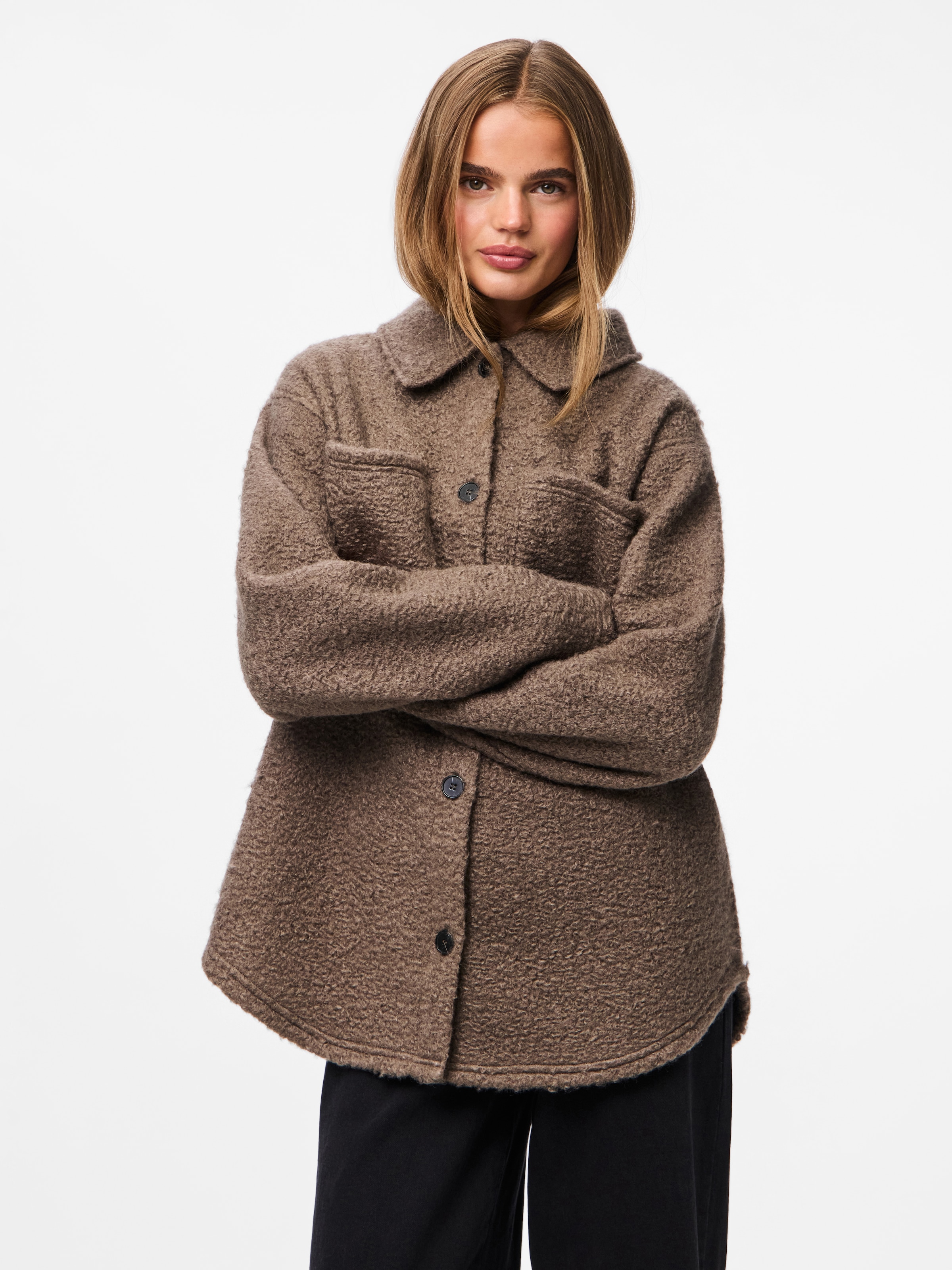 pieces Hemdjacke "PCOLINE SHACKET PWP" günstig online kaufen