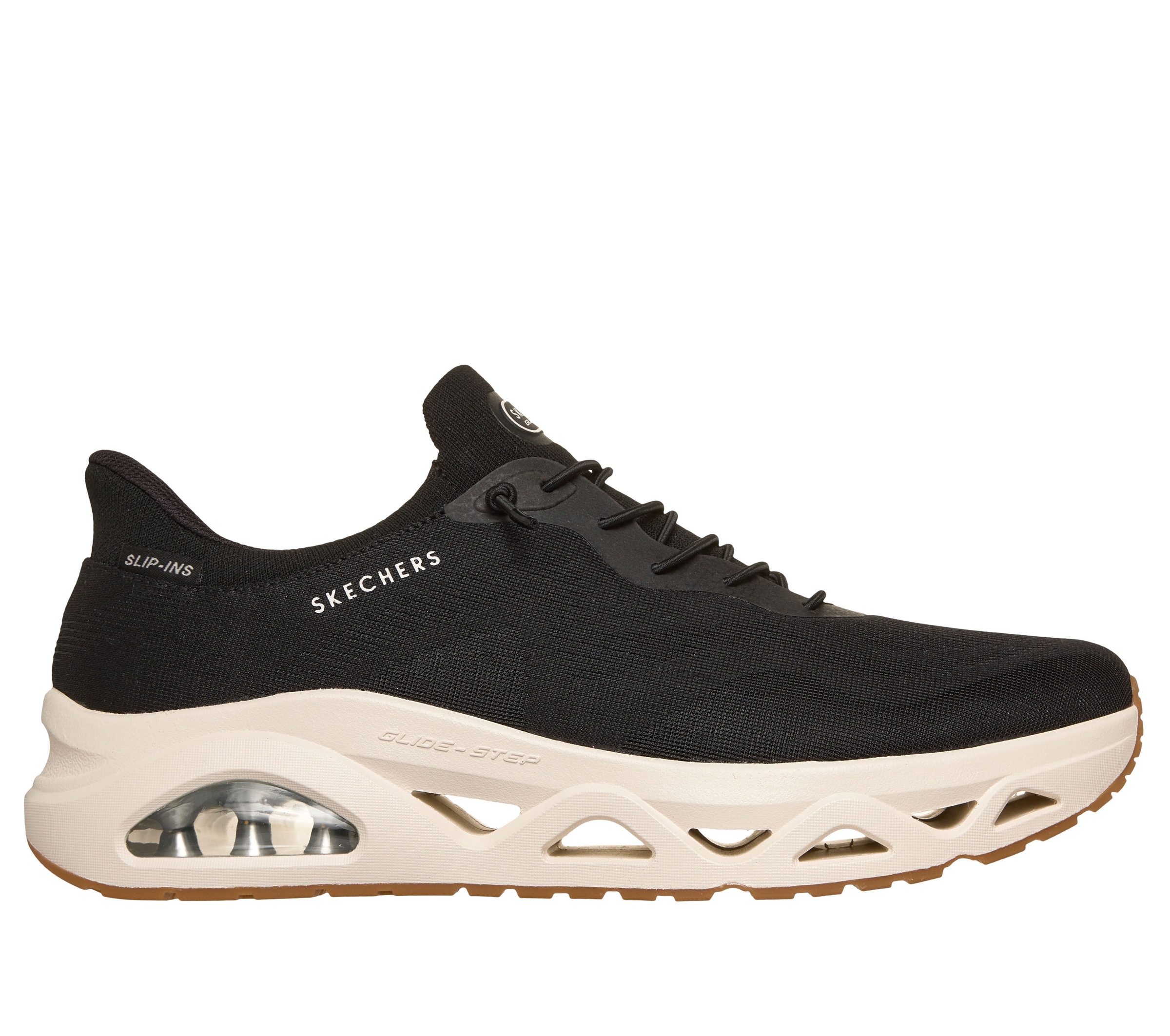 Skechers Baskets Uno Glide Step Air Gliders Black Knit EU 42 Homme 3