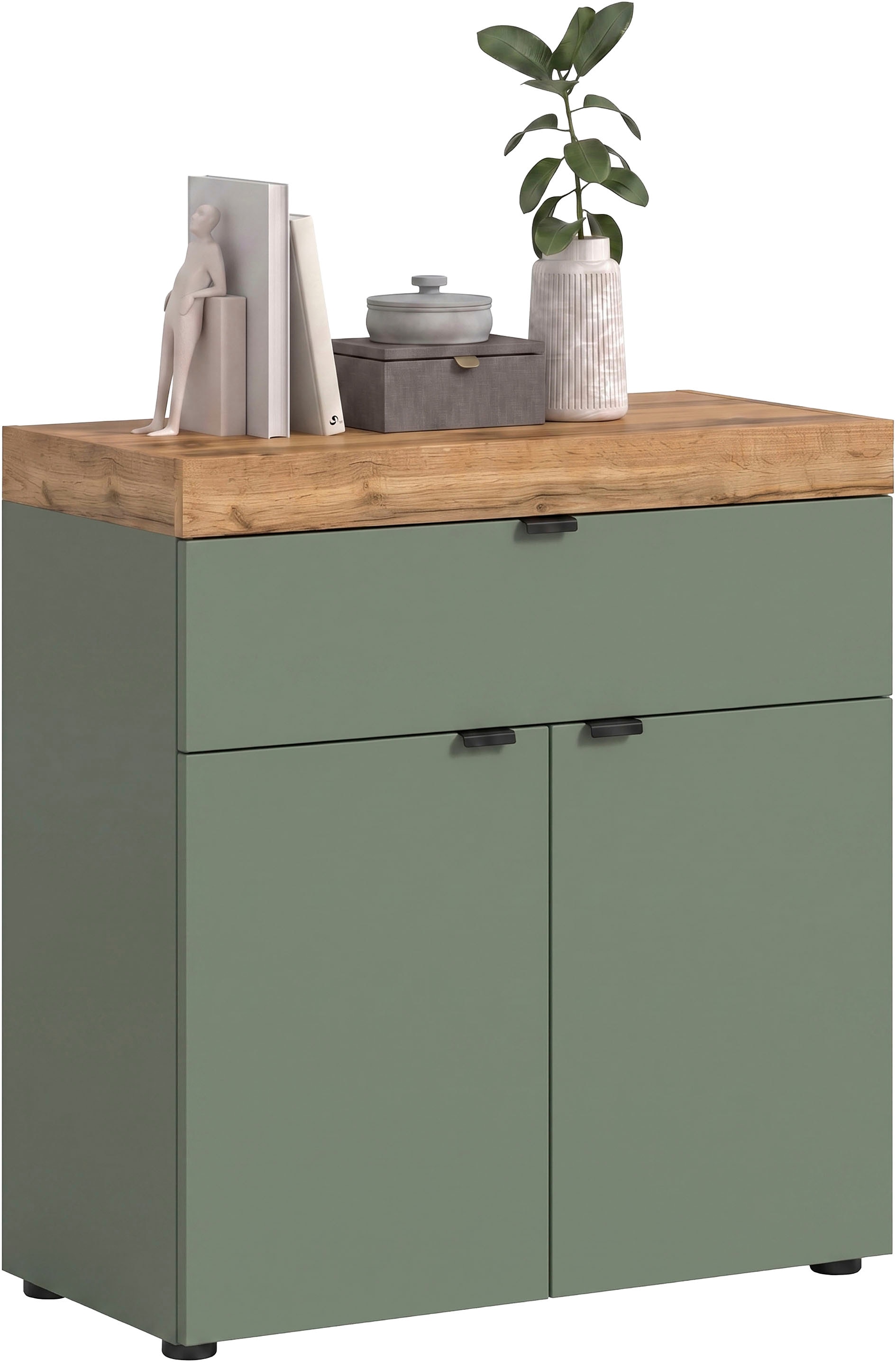 OTTO home Kommode "MAMBO II, Breite 77cm, 2 Türen, 1 Einlegeboden, 1 Schubkasten" 1 Stk. tlg. Kommode, Anrichte, Wohnzimmer, Schlafzimmer