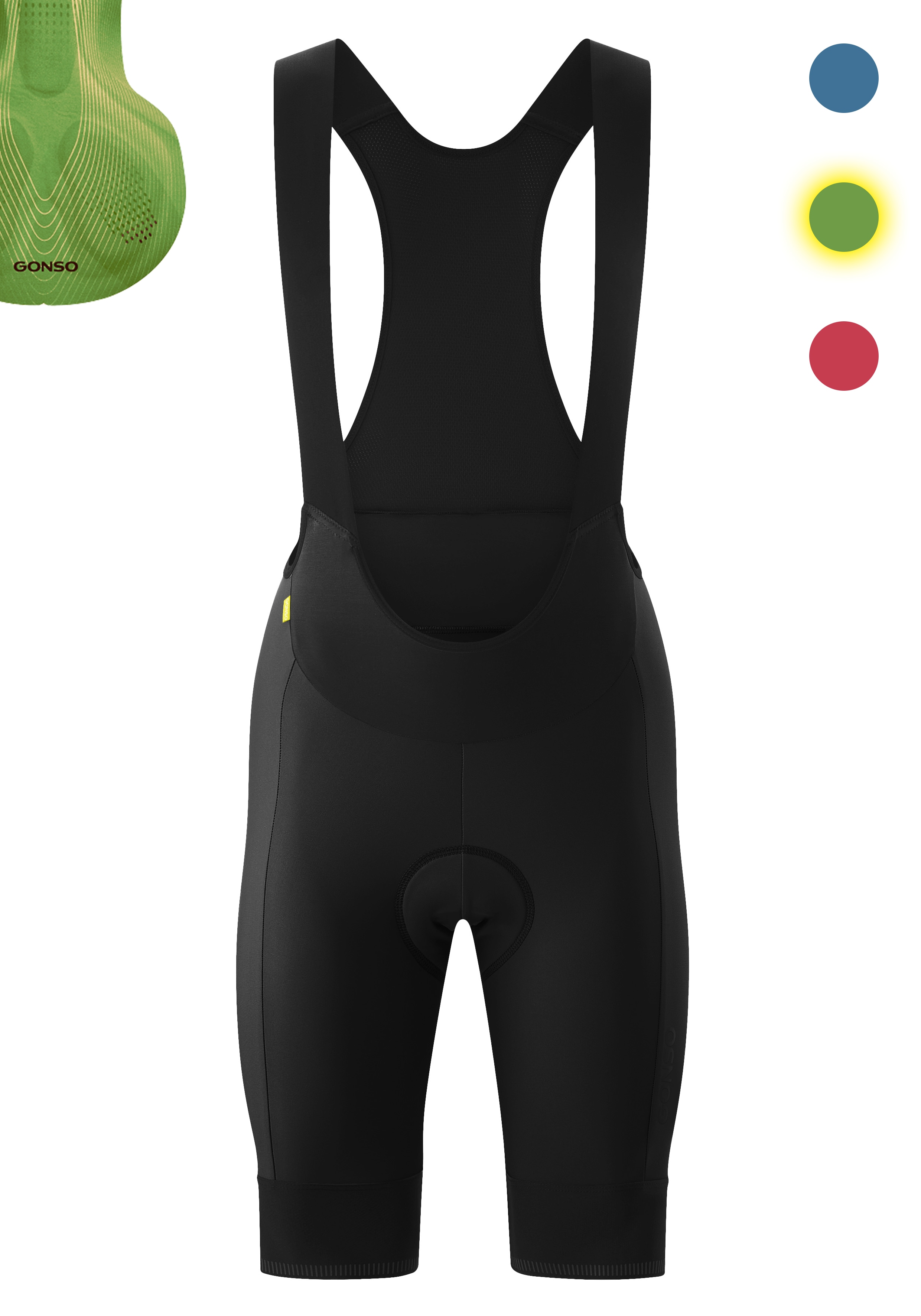 Gonso Fahrradhose "SITIVO Bib W" Damen Radhose, Radlerhose mit speziellem Sitzpolster, Tight Fit