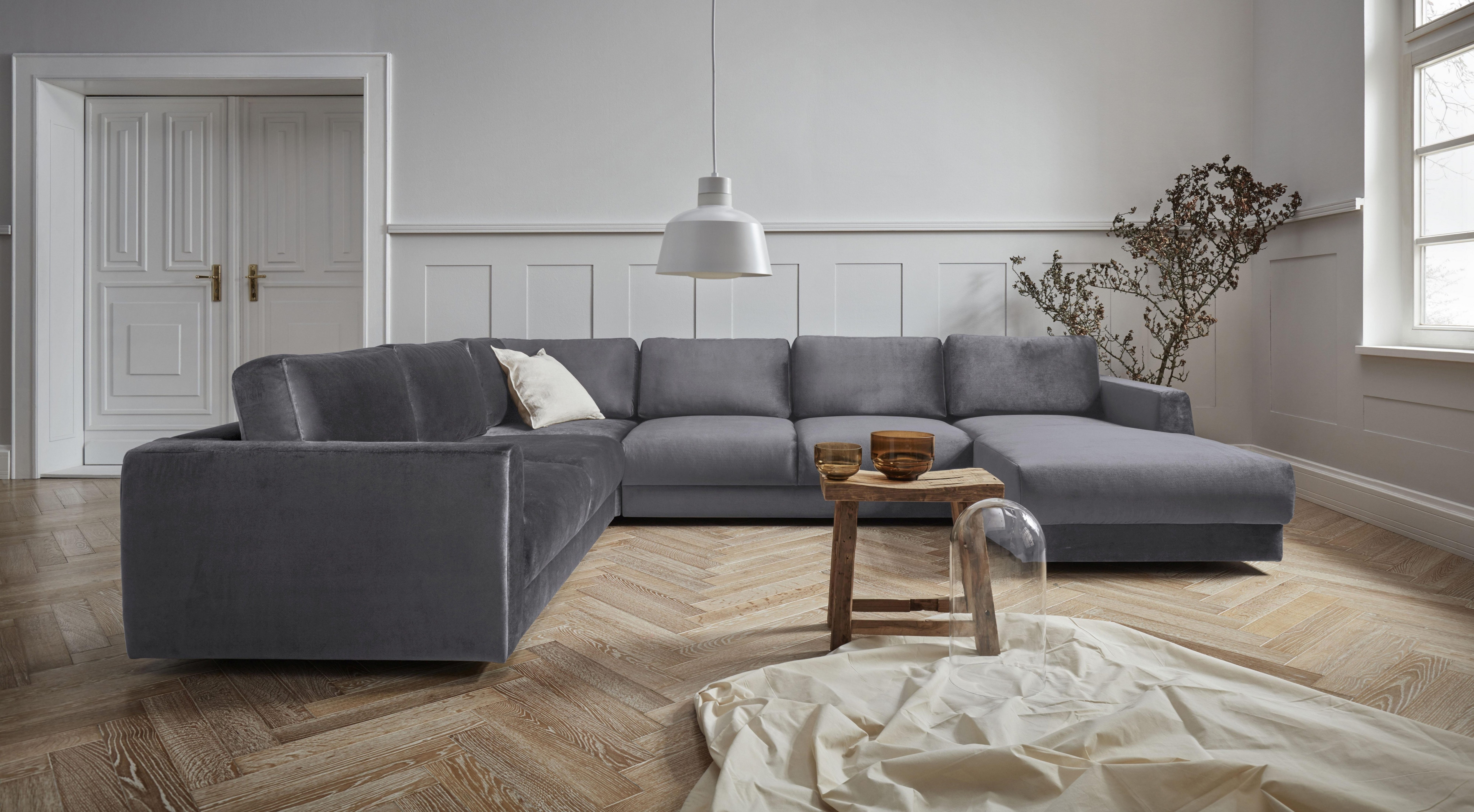 OTTO home Wohnlandschaft "Hobro U-Form" in 3 Bezugsqualitäten in vielen Farben