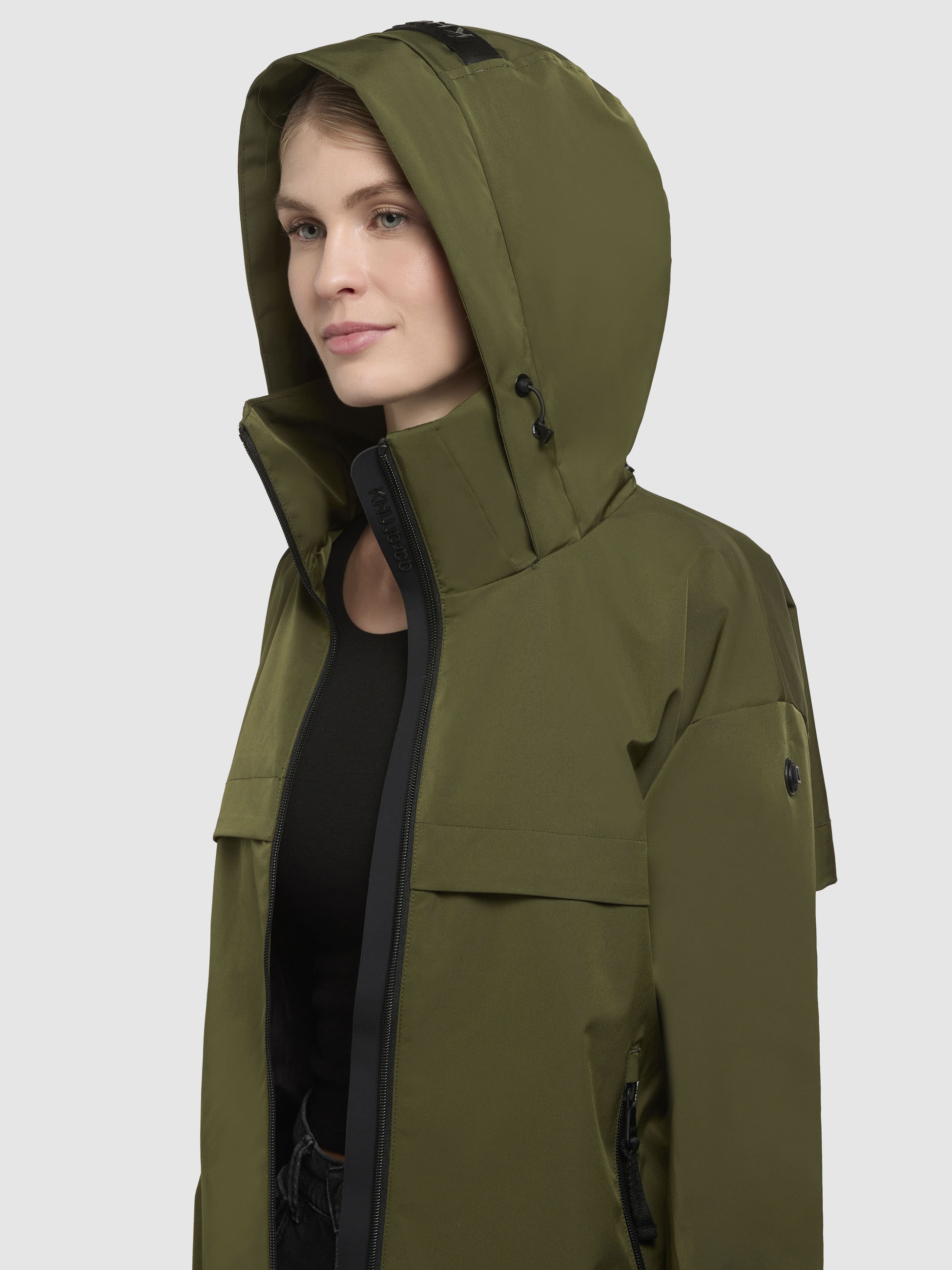 khujo Anorak »RAIBE«, mit Kapuze