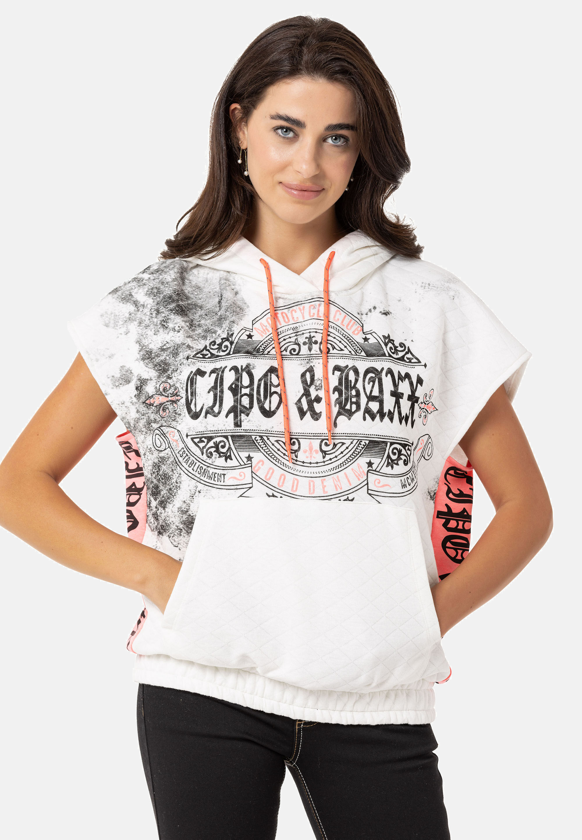 Cipo & Baxx T-Shirt "WT374" gerade geschnitten