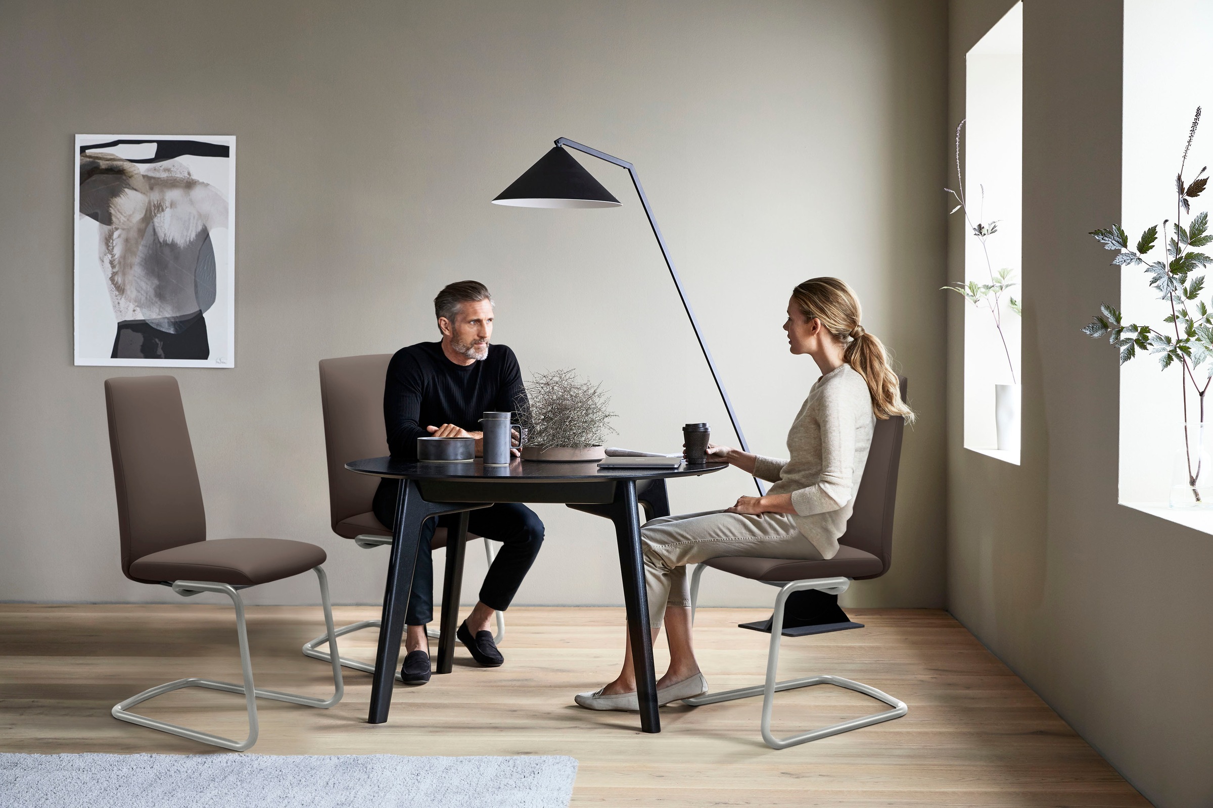 Stressless Polsterstuhl "Laurel" () High Back, Größe M, mit Beinen aus Stah günstig online kaufen