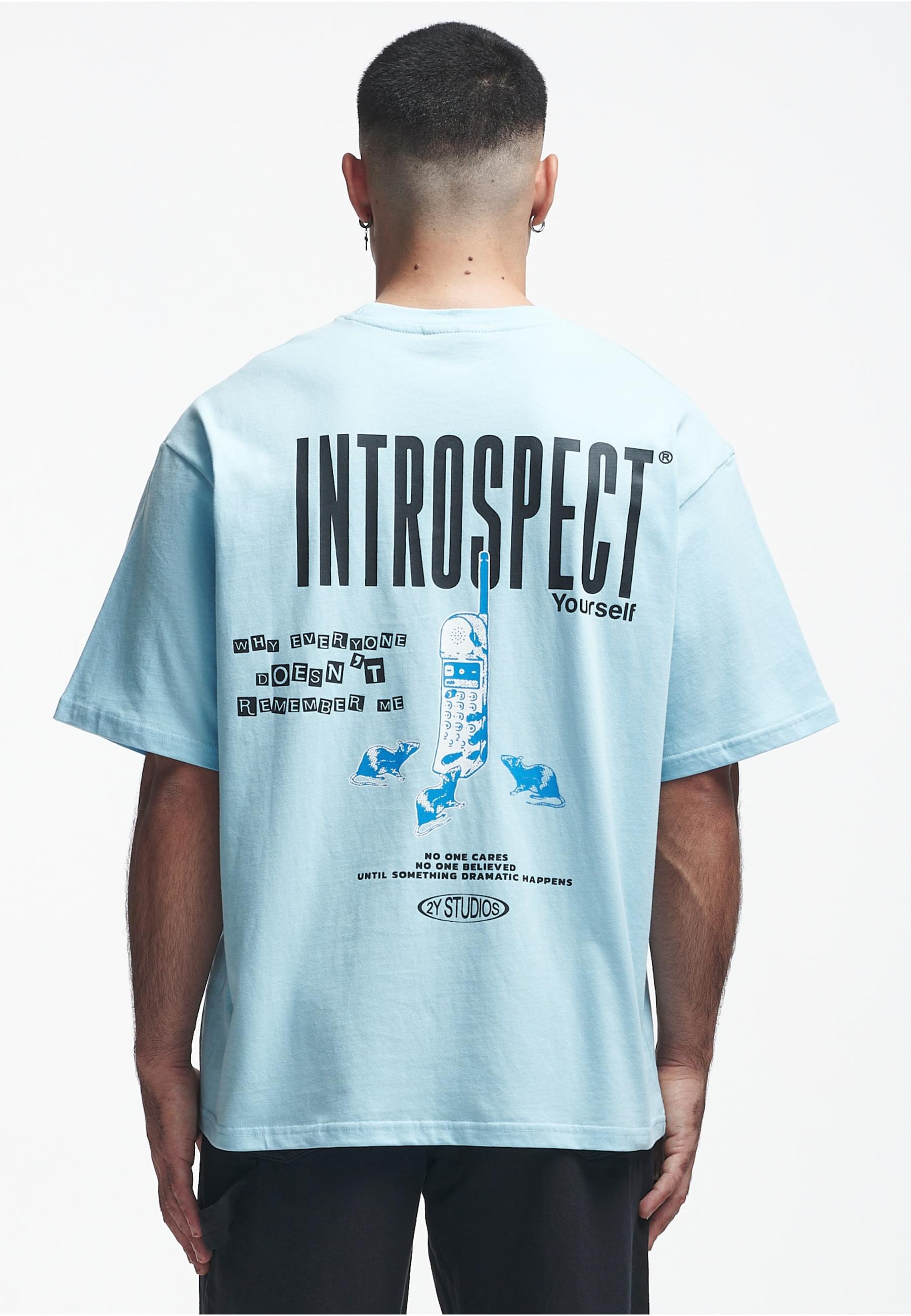 2Y Studios T-Shirt »2Y Studios Herren 2Y Introspect Oversize Tee«, (1 tlg.)