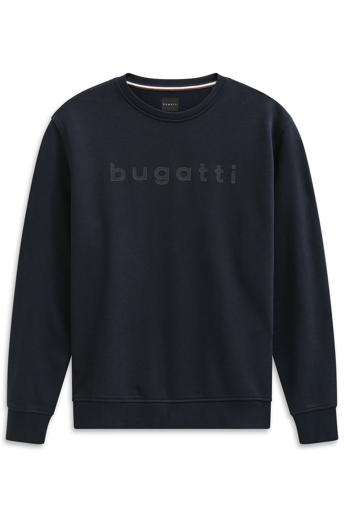 bugatti Sweatshirt »3D-Logo-Print«, im Modern Fit aus einem Baumwollmix