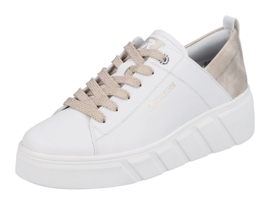 Rieker EVOLUTION Plateausneaker, mit Metallic-Einsatz im Fersenbereich kaufen