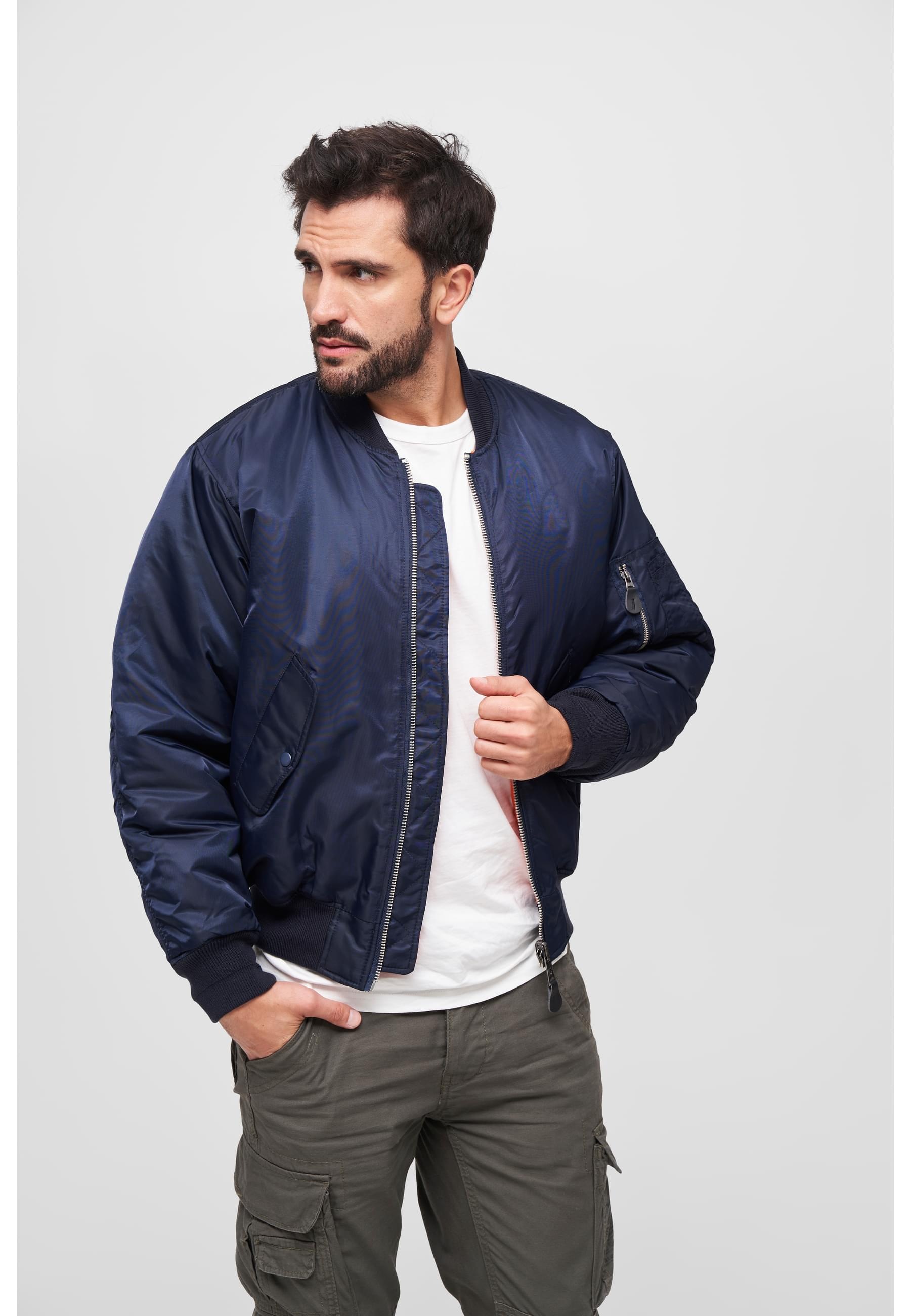 Brandit Anorak »Brandit Herren MA1 Bomber Jacket«, (1 St.), ohne Kapuze