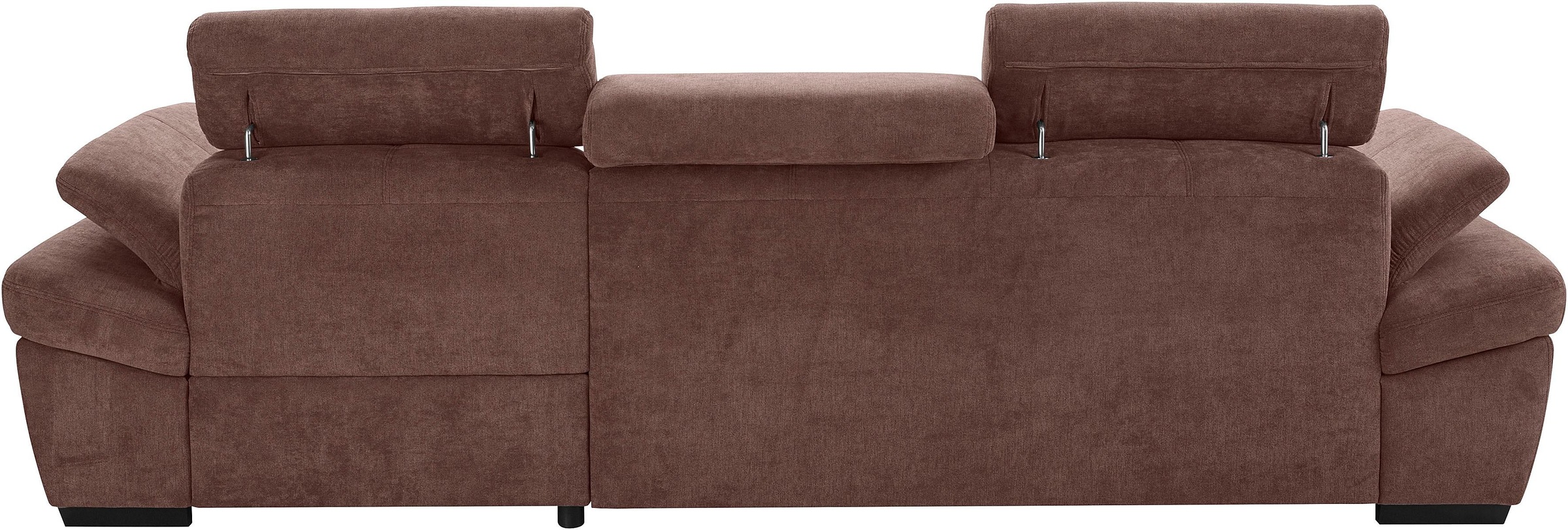 exxpo - sofa fashion Ecksofa »Salerno, inkl. Kopf- und Armteilverstellung, elegant & bequem, L-Form«, wahlweise mit Bettfunktion und Bettkasten, tolle Detailverarbeitung
