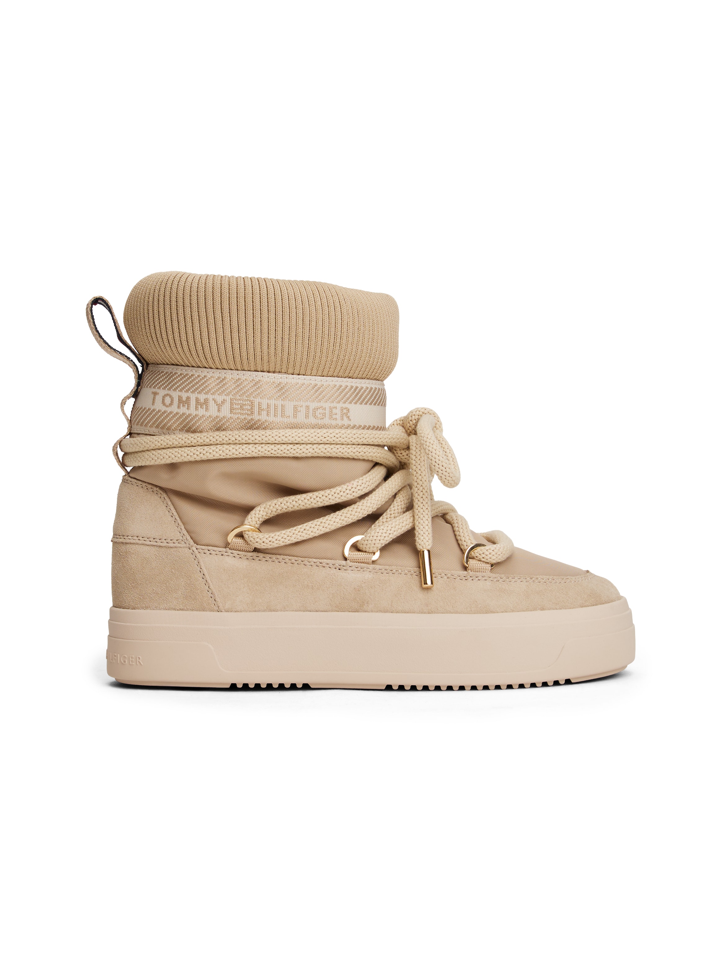 Tommy Hilfiger Schnürboots "TOMMYTECH LOGOTAPE SNOWBOOT WARM", Plateau, Sch günstig online kaufen