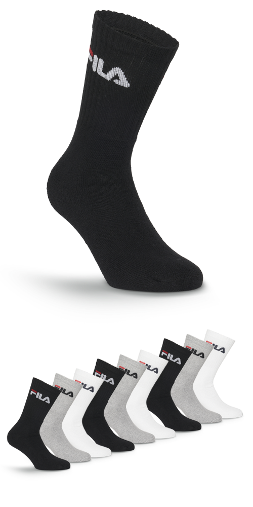 Fila Sportsocken "UNISEX CREW TENNIS FULL TERRY SOCKS", (9 Paar) günstig online kaufen