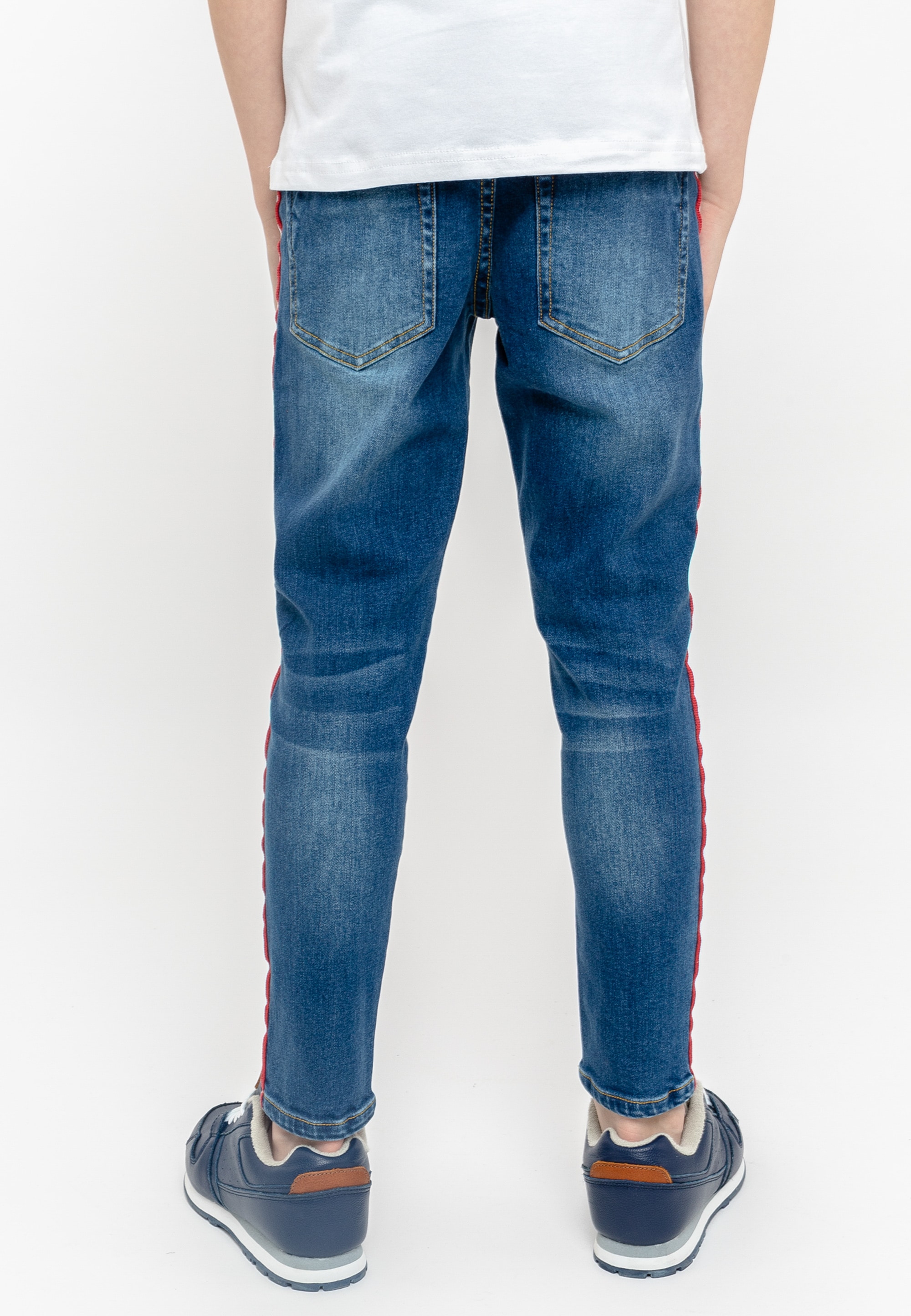 Gulliver Bequeme Jeans »Casual Denim BAUR | mit online Seitenstreifen kaufen kontrast Hose«