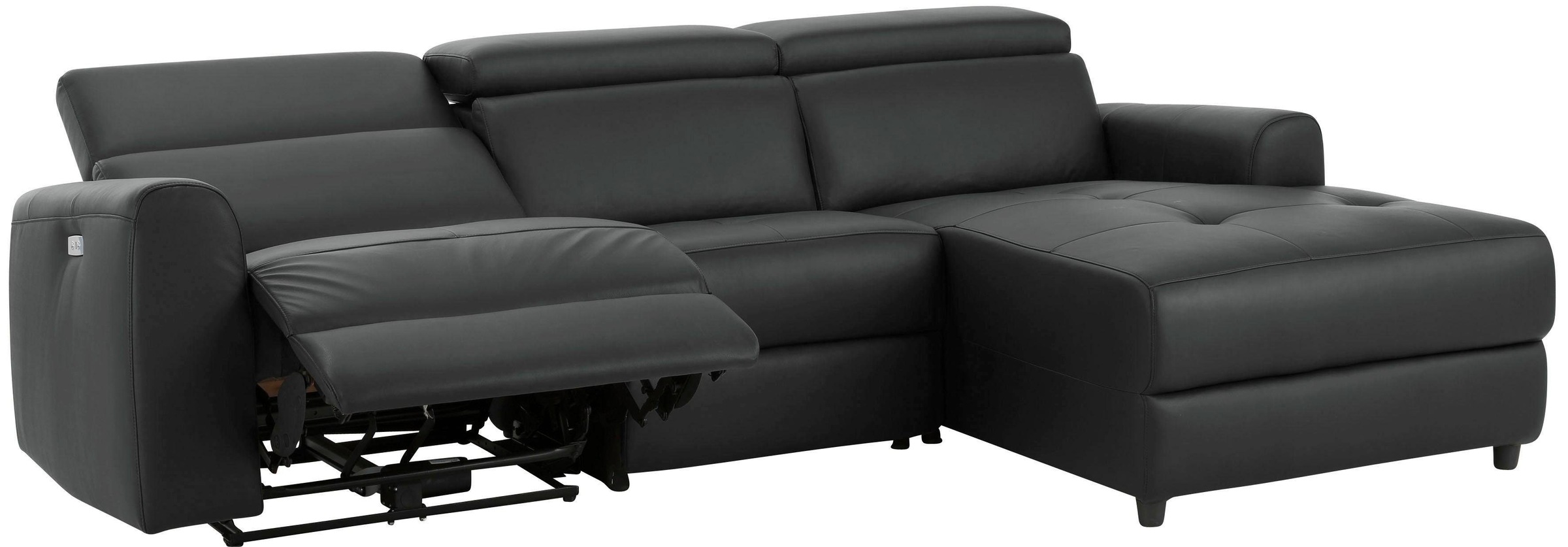 Thumbnail - Home affaire Ecksofa "Sentrano, L-Form," 275 cm, man. o. elektr. Relaxfunktion und USB/Kopfverstellung
