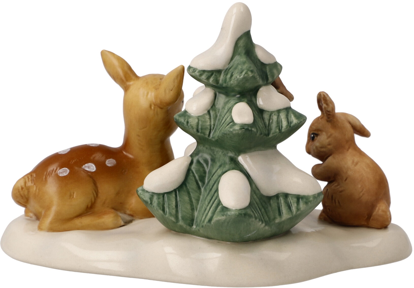Goebel Weihnachtsfigur »Winterwald, Weihnachtsdeko«, Steingut, Figur -  Treffen der Waldtiere bestellen | BAUR