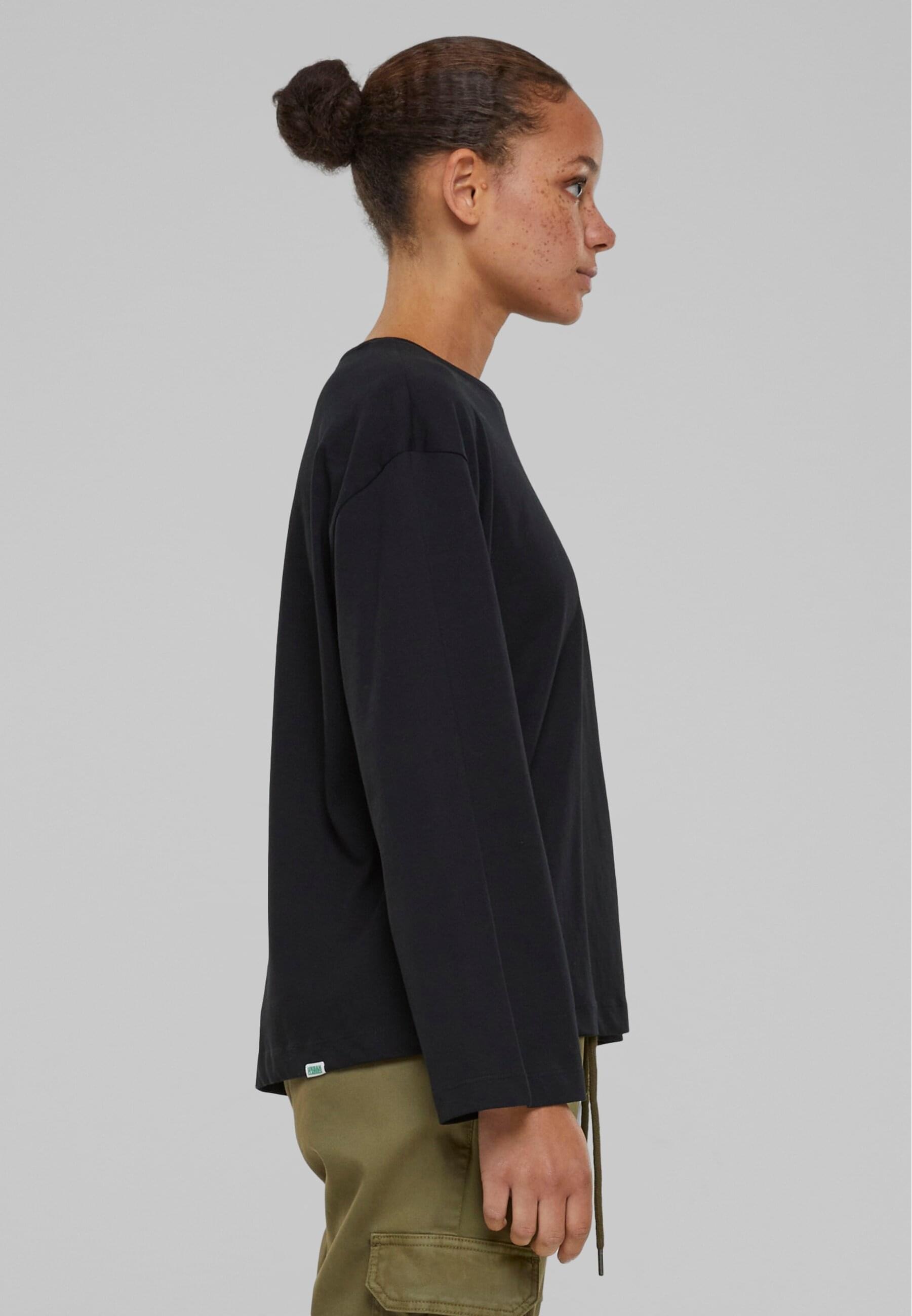 URBAN CLASSICS Longsleeve »Urban Classics Damen Ladies Organic Oversized Longsleeve«, (1 tlg.)