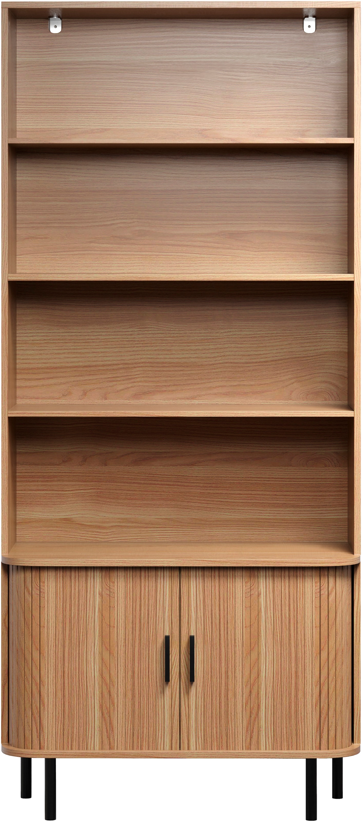 INOSIGN Bücherregal »Ronda«, (1 St.), Standregal mit Schiebetüren - Maße (B/T/H) 80/40/172 cm
