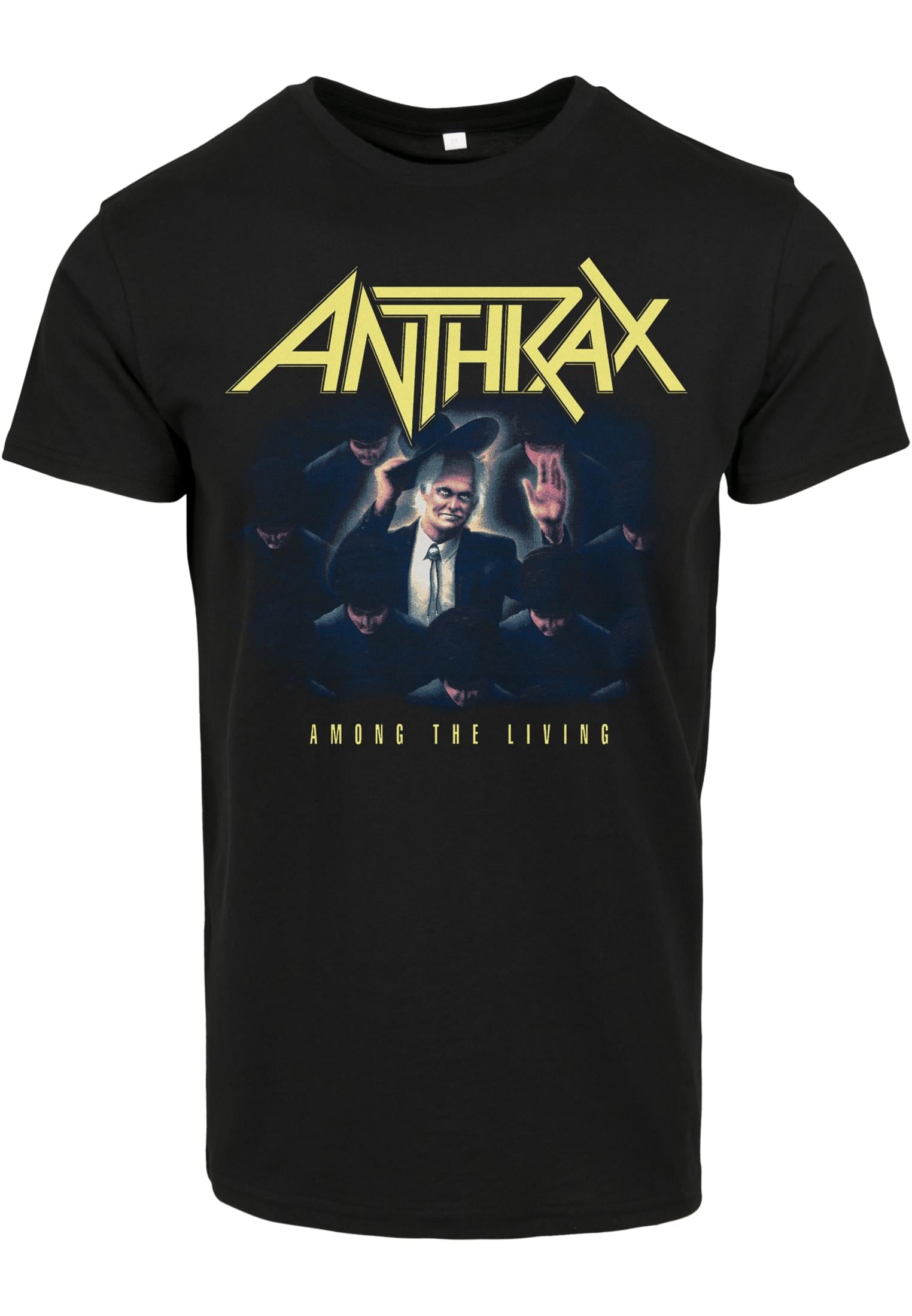 Merchcode Kurzarmshirt »Merchcode Herren Anthrax Among The Living Follow Me Tee«, (1 tlg.)