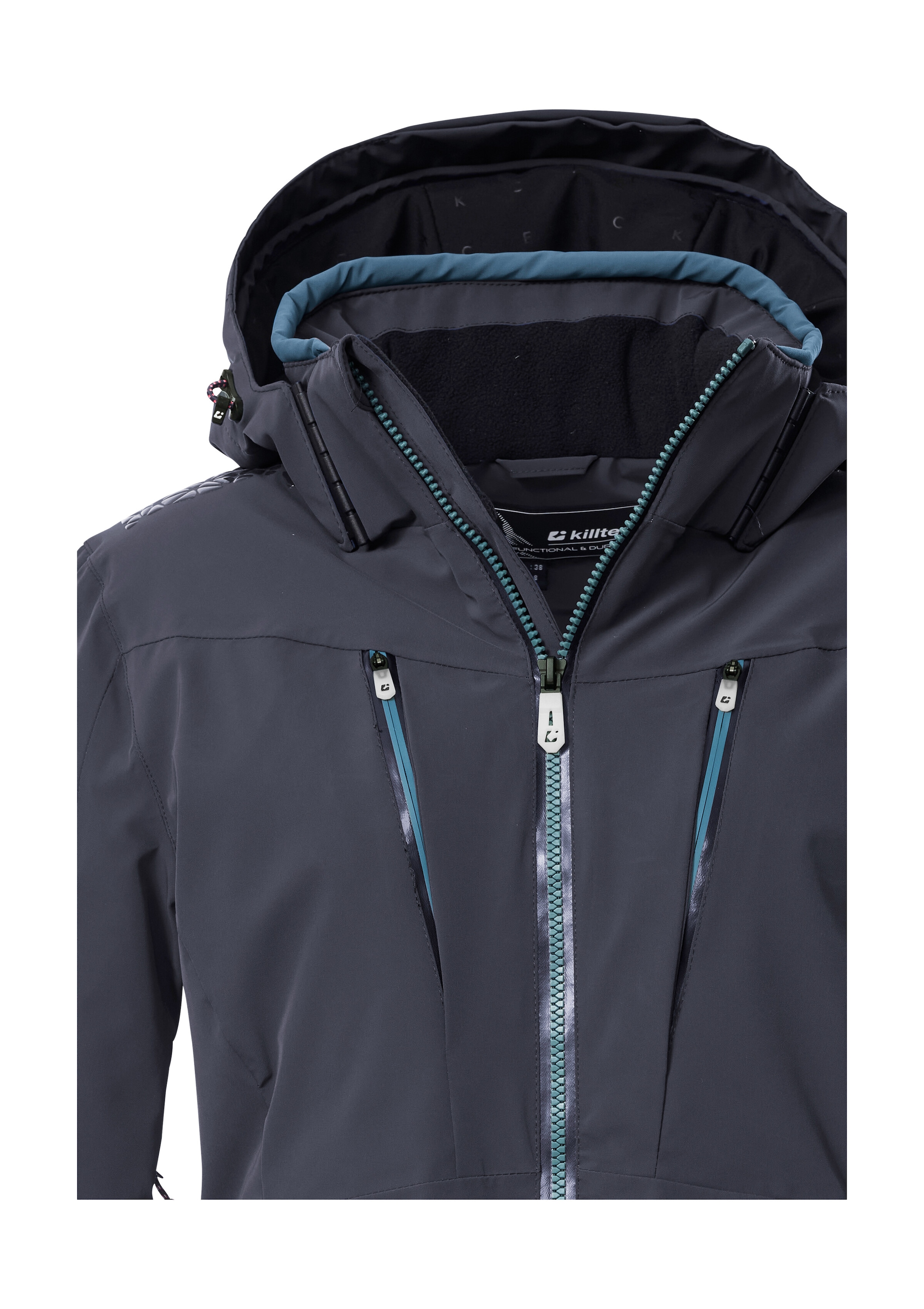 Killtec Skijacke »KSW 42 WMN SKI JCKT« Wasserdicht, atmungsaktiv, 4-Wege-Stretch, viele Taschen, recycelt