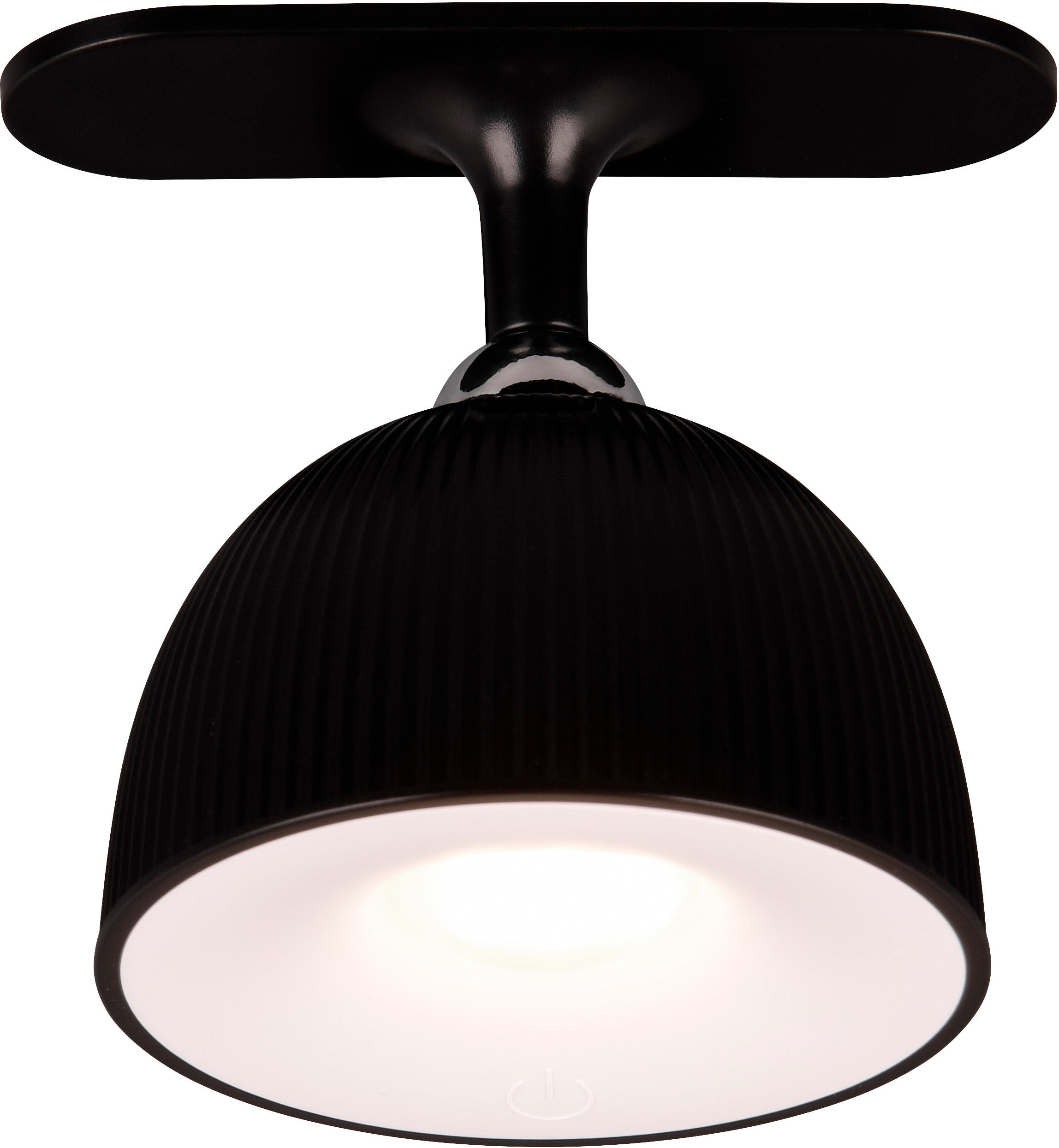 REALITY Leuchten LED Tischleuchte »MAXIMA« LED-Board 1 Stk. Warmweiß kabellose Akku Tischlampe mit Magnet-Kopf: 3 Befestigungsarten wählbar