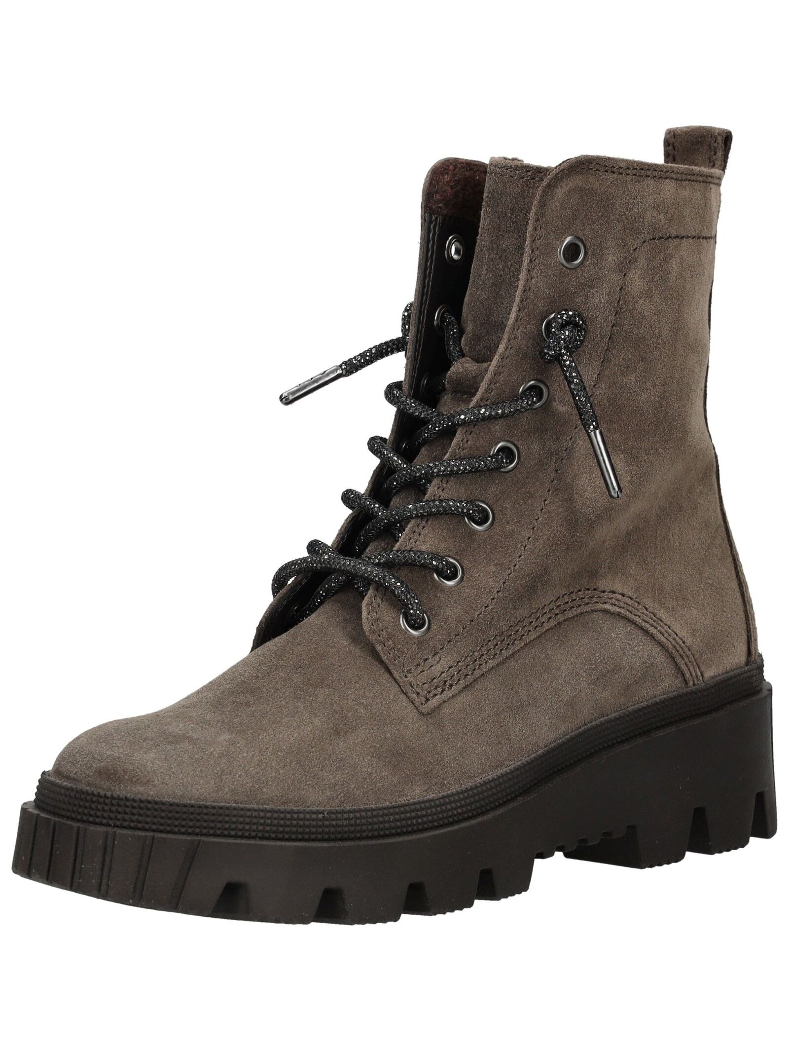 Gabor Schnürstiefelette "Gabor Stiefelette Veloursleder" günstig online kaufen