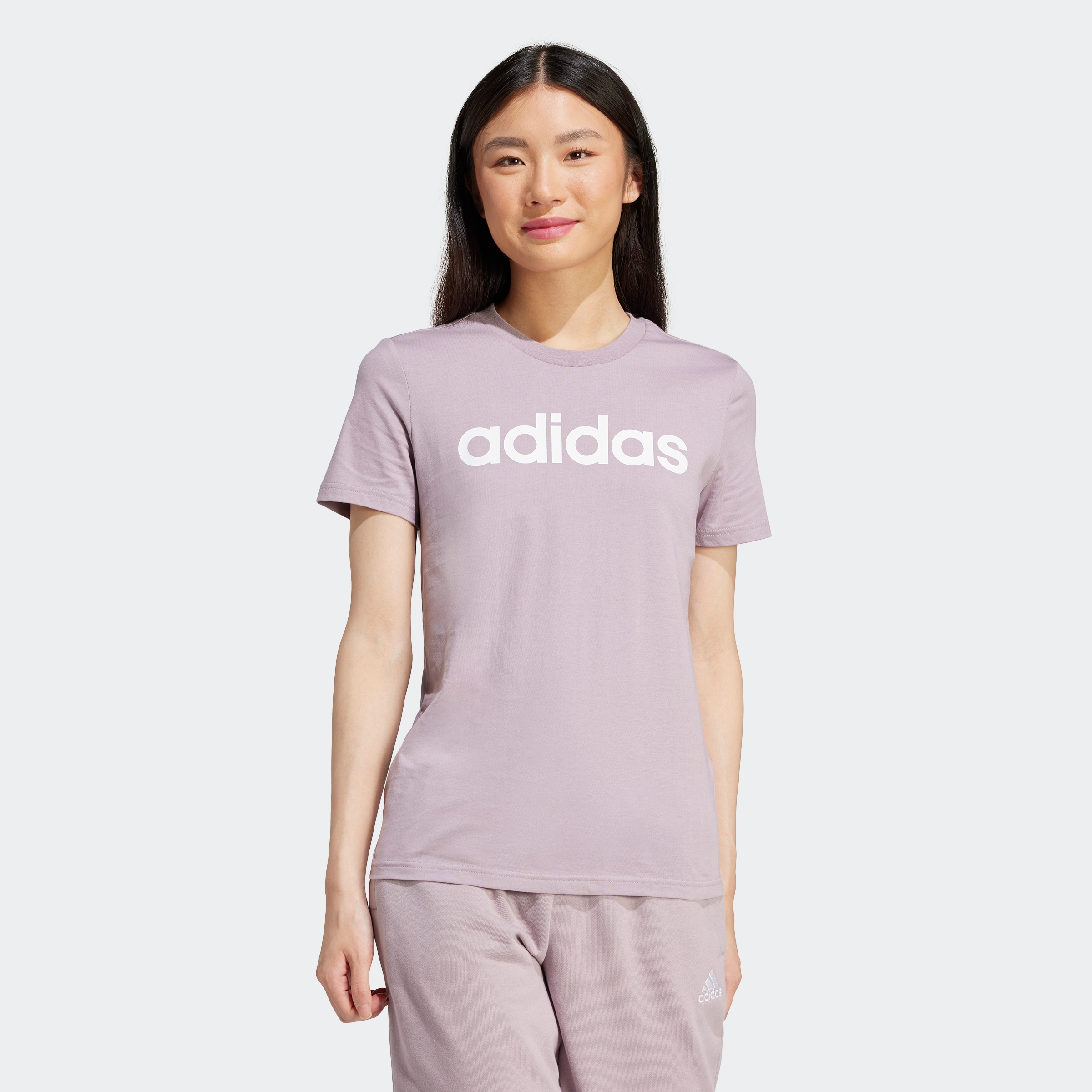 adidas Sportswear T-Shirt »LOUNGEWEAR | kaufen LOGO« SLIM BAUR ESSENTIALS