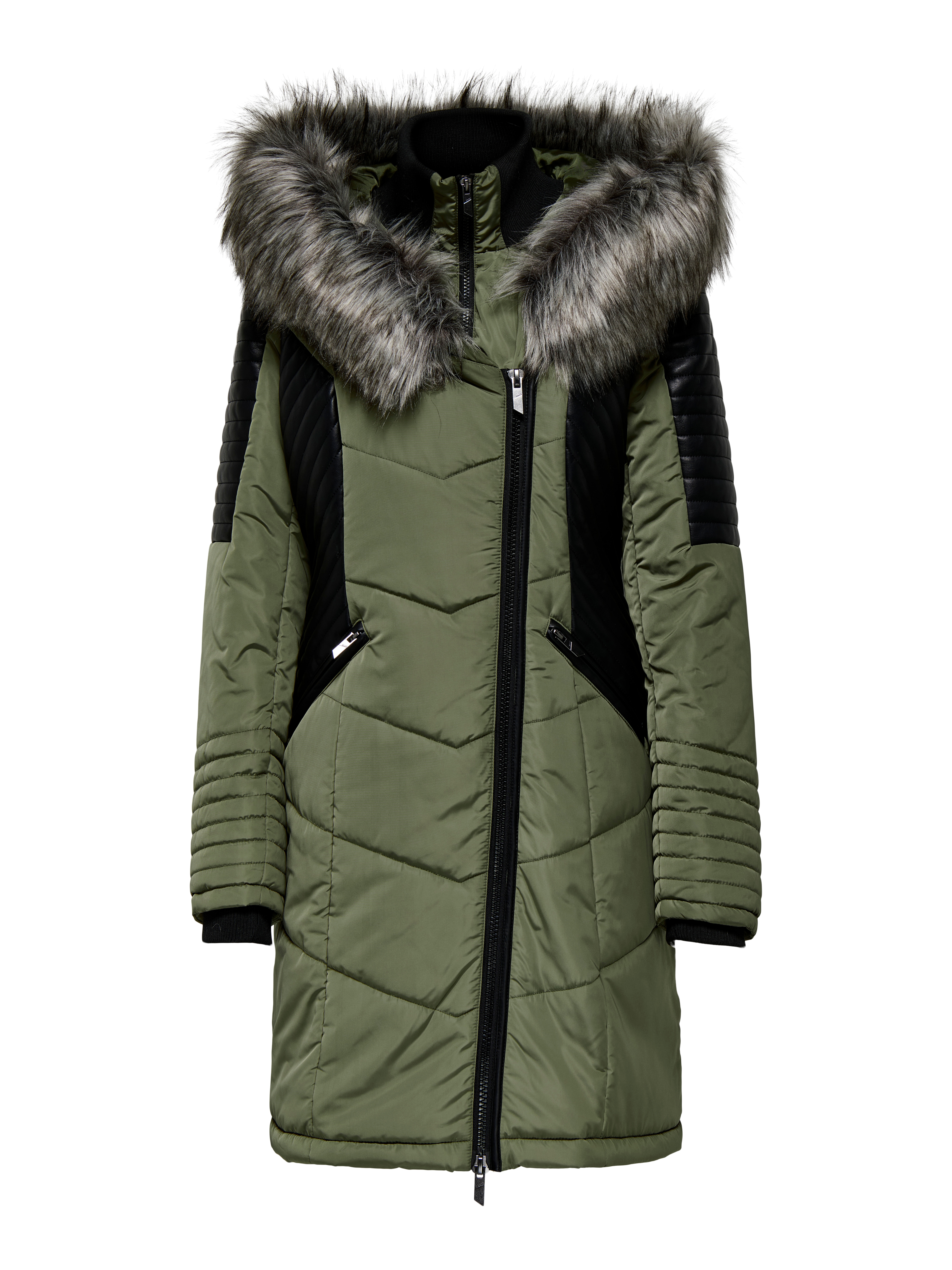 Thumbnail - ONLY Steppmantel "ONLNEWLINETTE FUR HOOD COAT OTW"