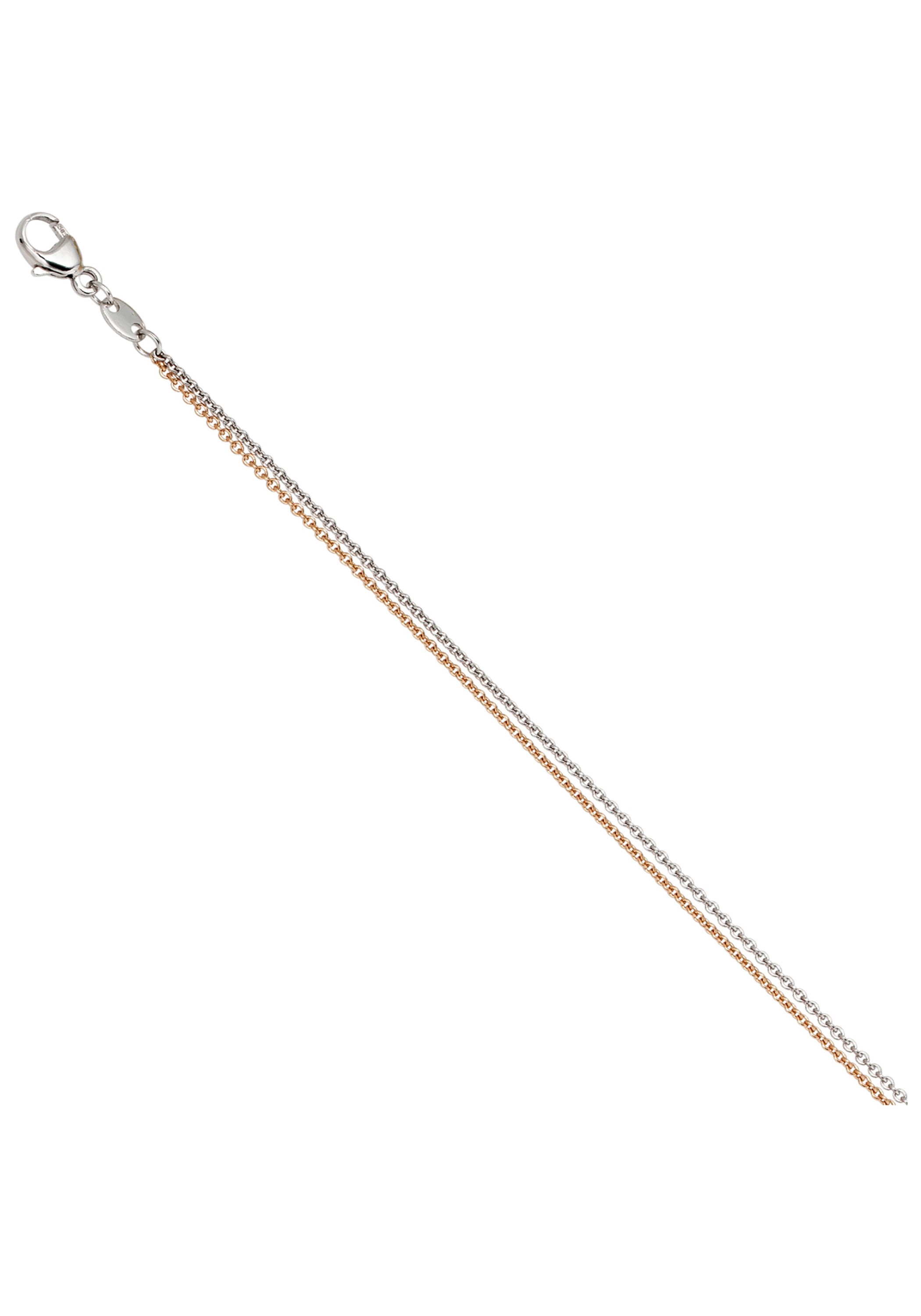 JOBO Goldkette, 585 Gold bicolor 42 cm