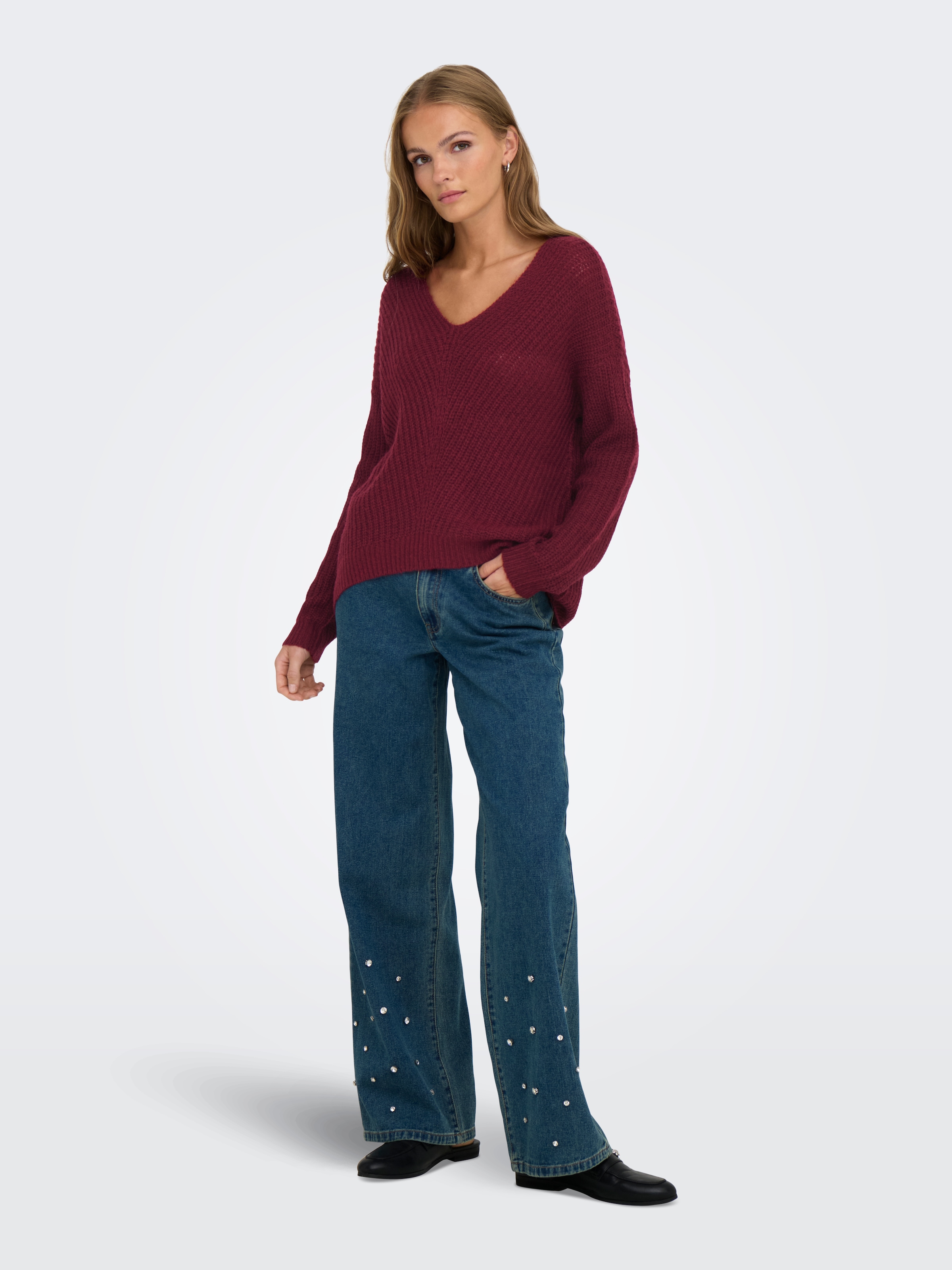 JDY Strickpullover »JDYNEW MEGAN L/S PULLOVER KNT NOOS«