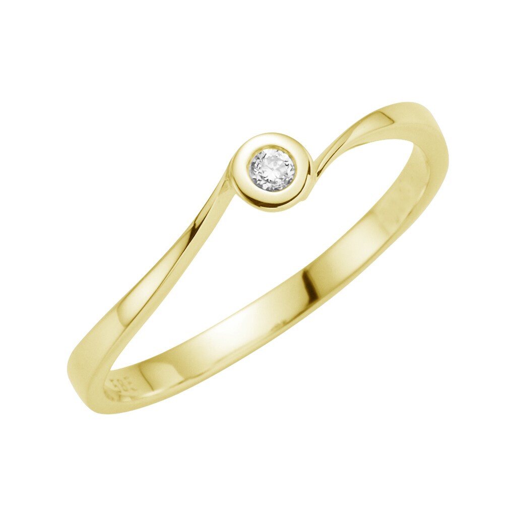 Orolino Fingerring »585 Gold Brillant 0,06ct.«