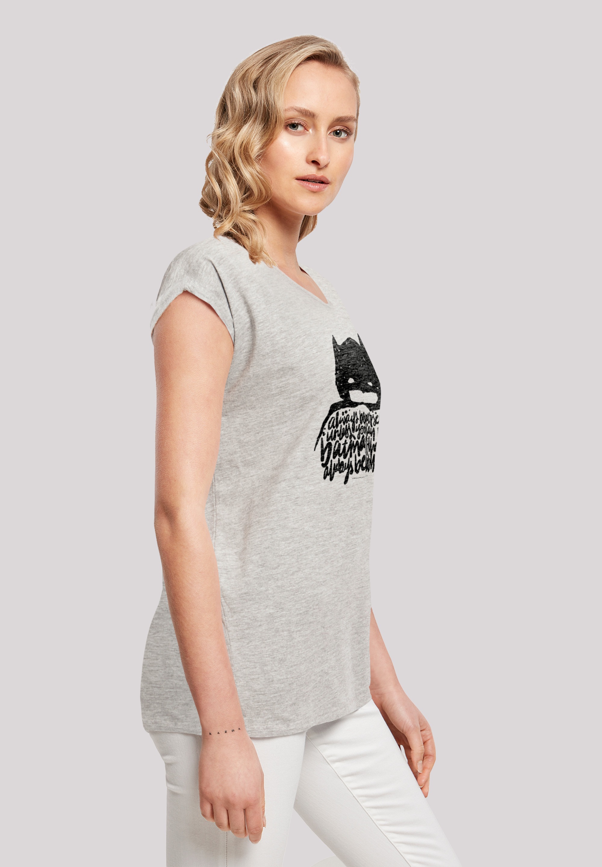 F4NT4STIC T-Shirt »DC Comics Batman Always Be Yourself«, Print