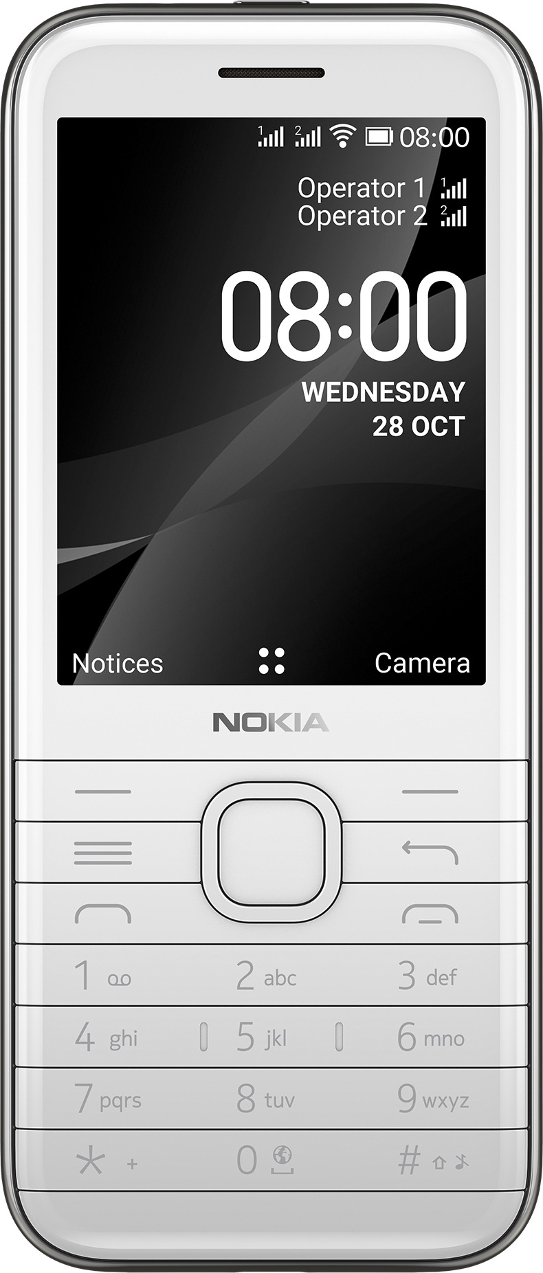 BAUR GB Handy white, »8000 Sparkler«, | 2 Zoll, 7 Kamera 4G Nokia MP Speicherplatz, cm/2,8 4
