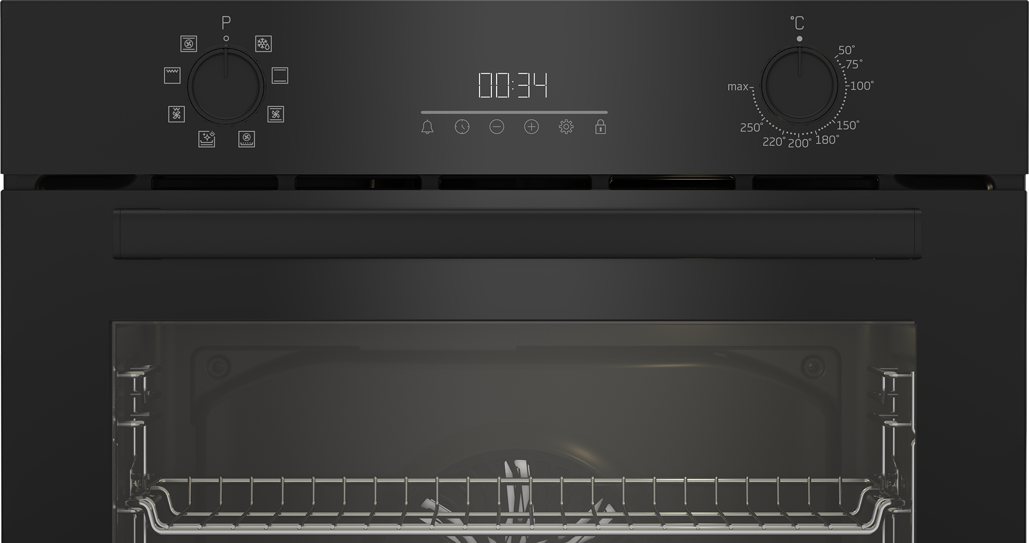 BEKO Elektro-Herd-Set »BBSM11340B«, mit 1-fach-Teleskopauszug, AeroPerfect