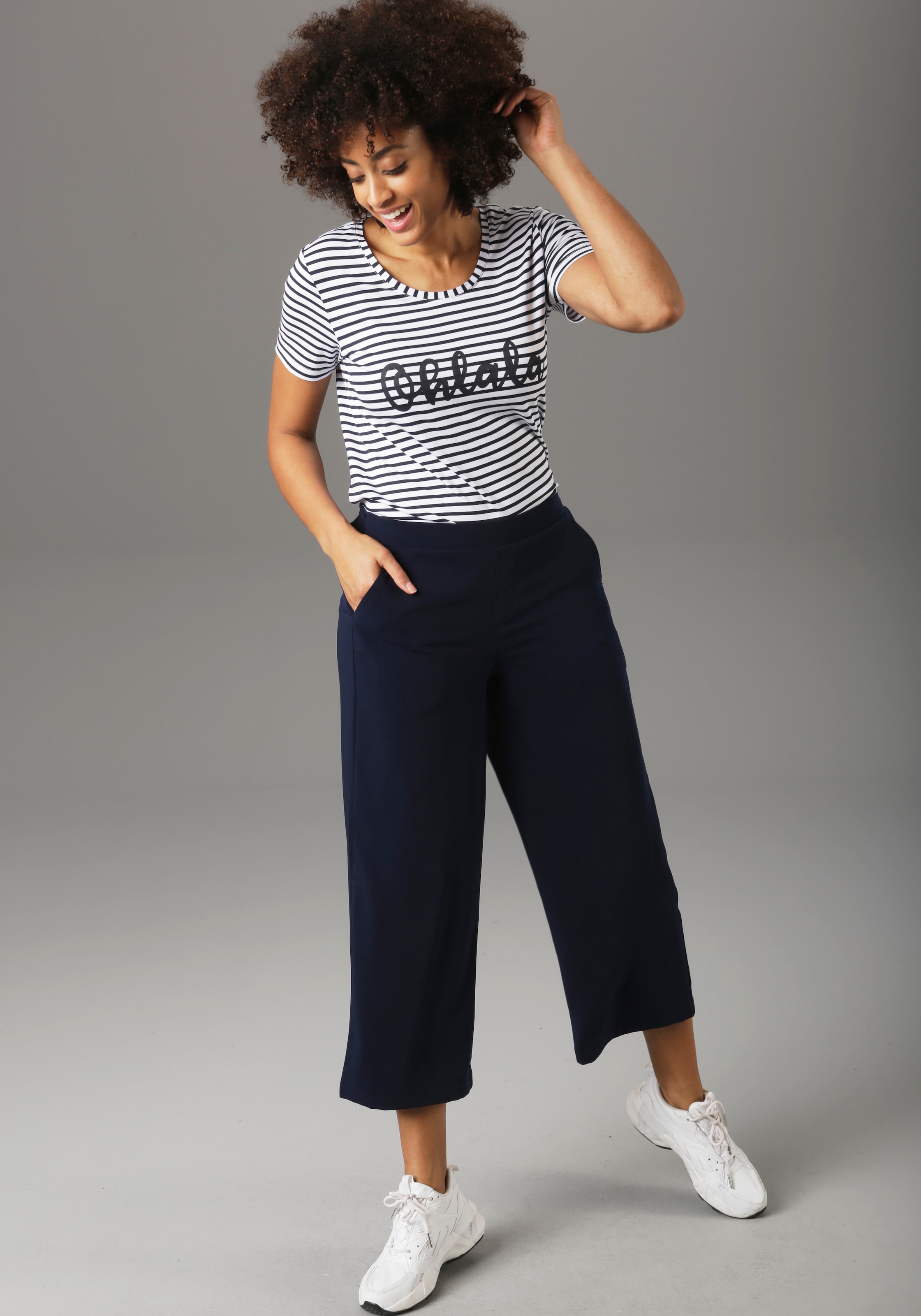 Aniston SELECTED Culotte mit Gummizug hinten am Bund XV8620
