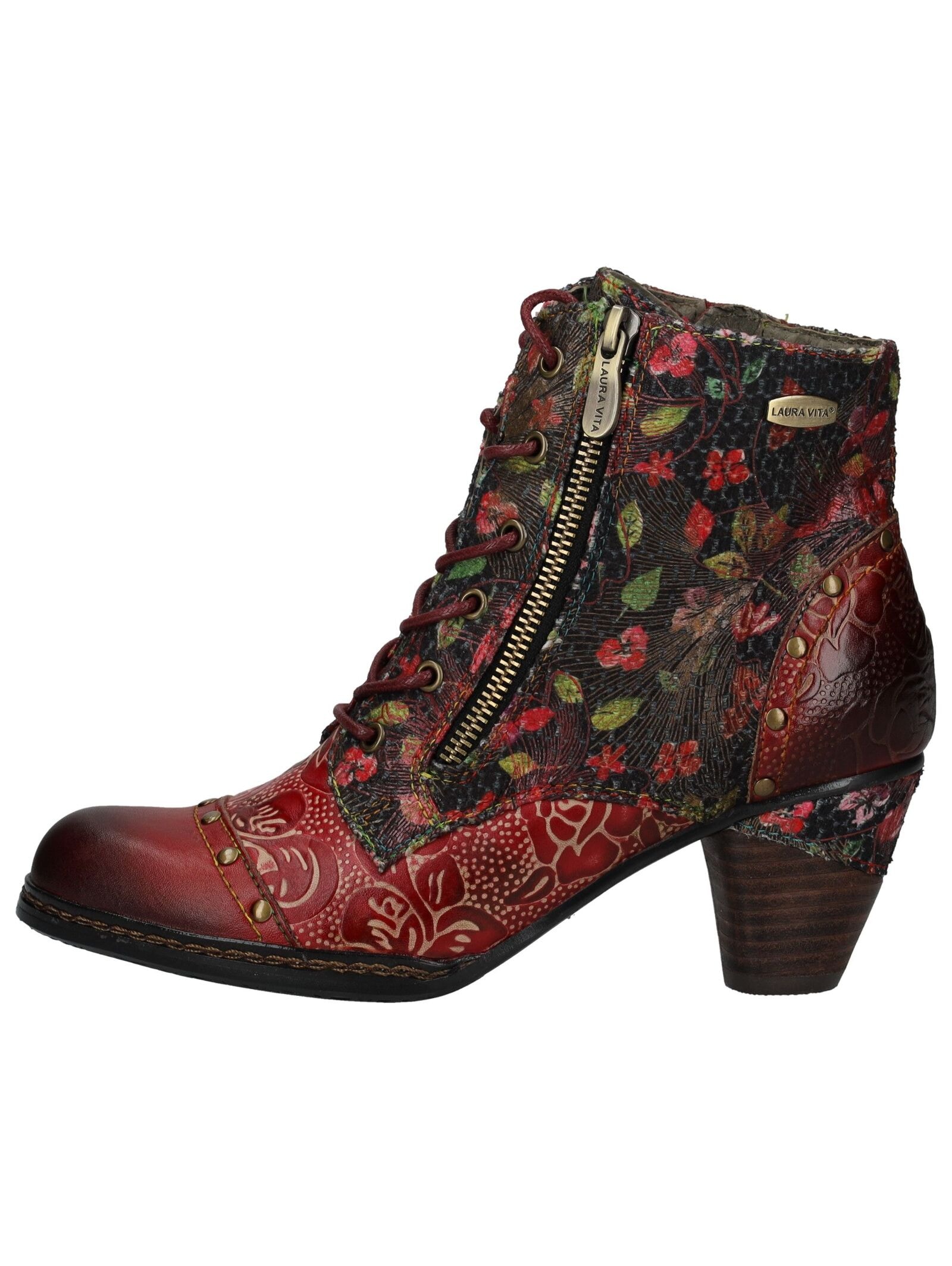 LAURA VITA Schnürstiefelette »LAURA VITA Stiefelette Leder/Textil«