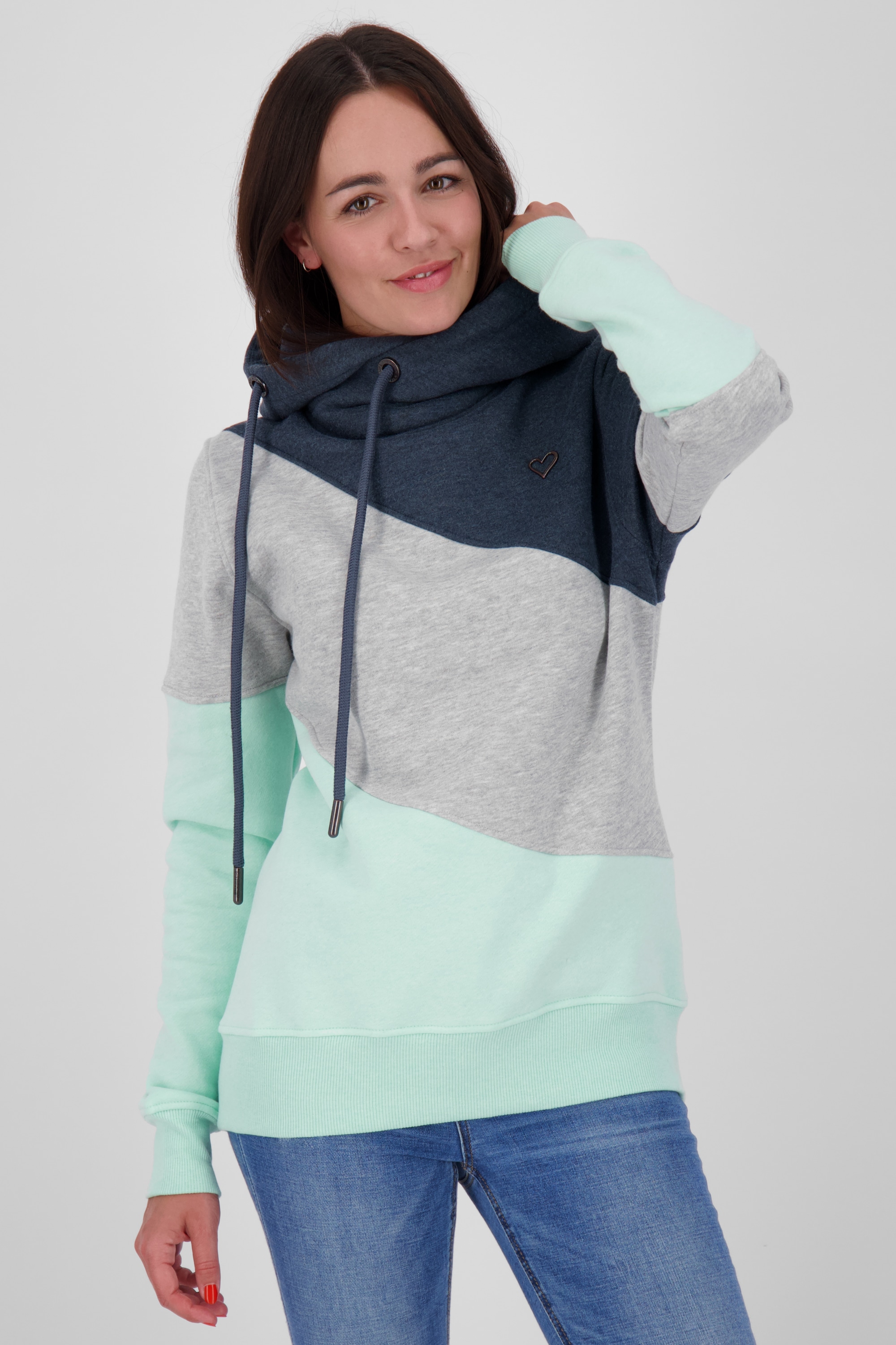 Alife & Kickin Kapuzensweatshirt »Damen StacyAK A«