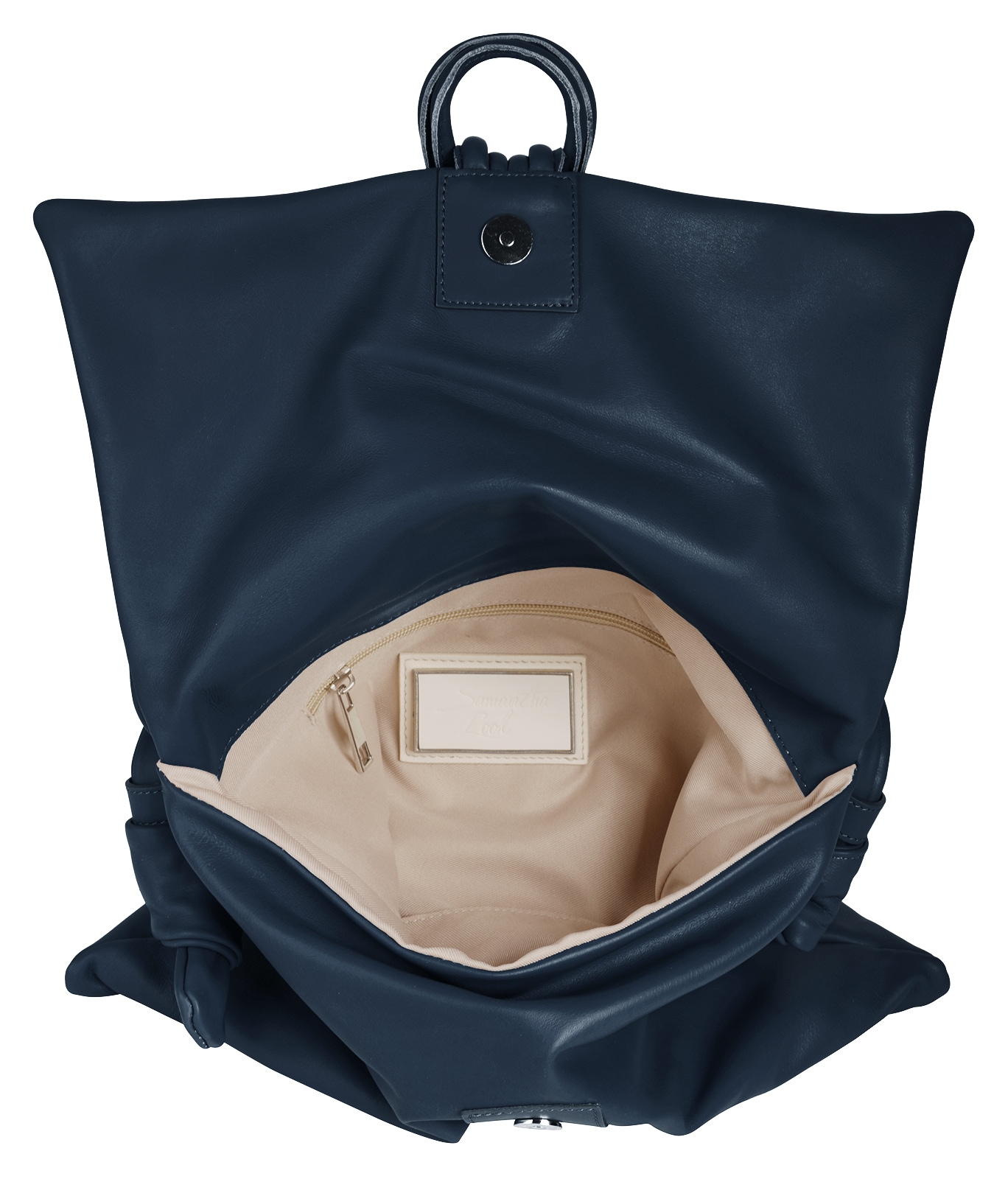 Samantha Look Henkeltasche, echt Leder, Made in Italy