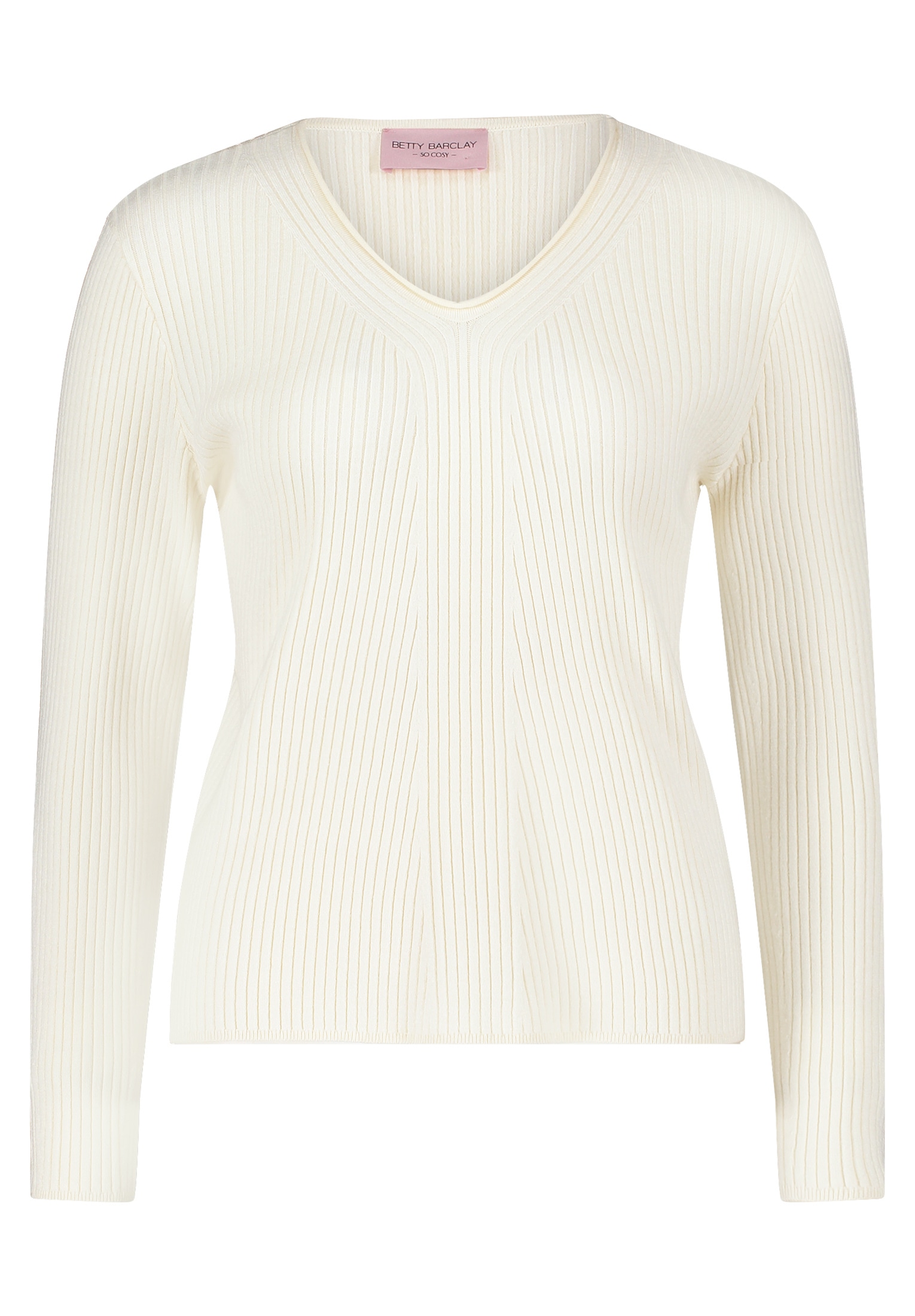 Betty Barclay Strickpullover "Damen Feinstrickpullover mit Rippenstruktur" günstig online kaufen