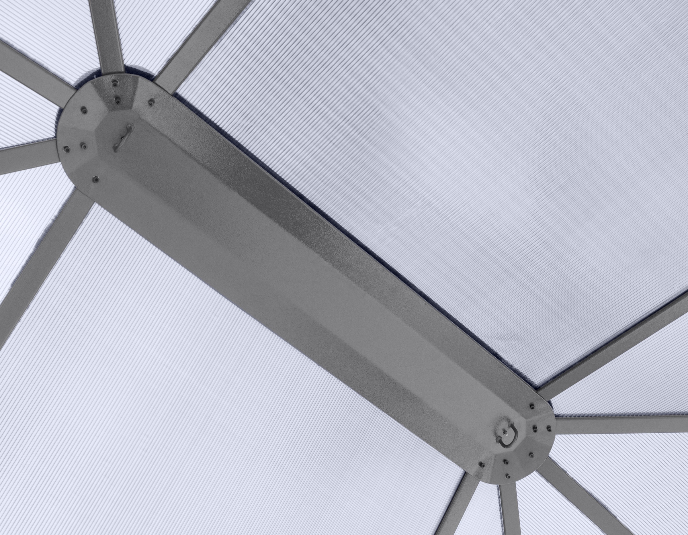KONIFERA Pavillon-Ersatzdach Stegplatten für Pavillon "Malaga" 300x400 cm