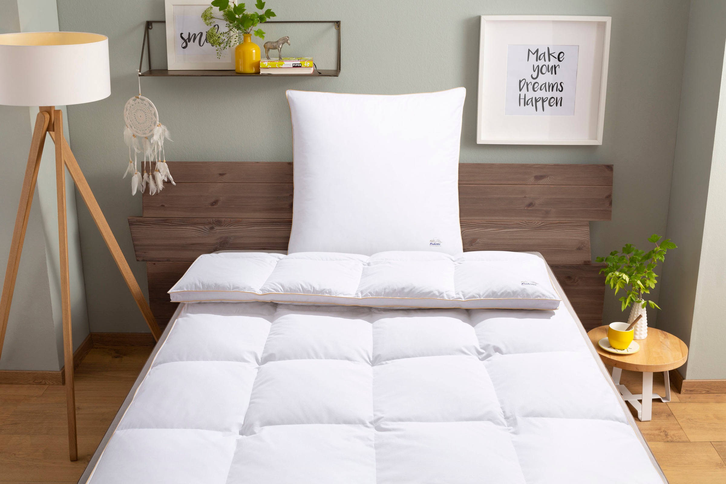 Balette Daunenbettdecke + Kopfkissen "140 Jahre Balette, in 5 Wärmeklassen, günstig online kaufen